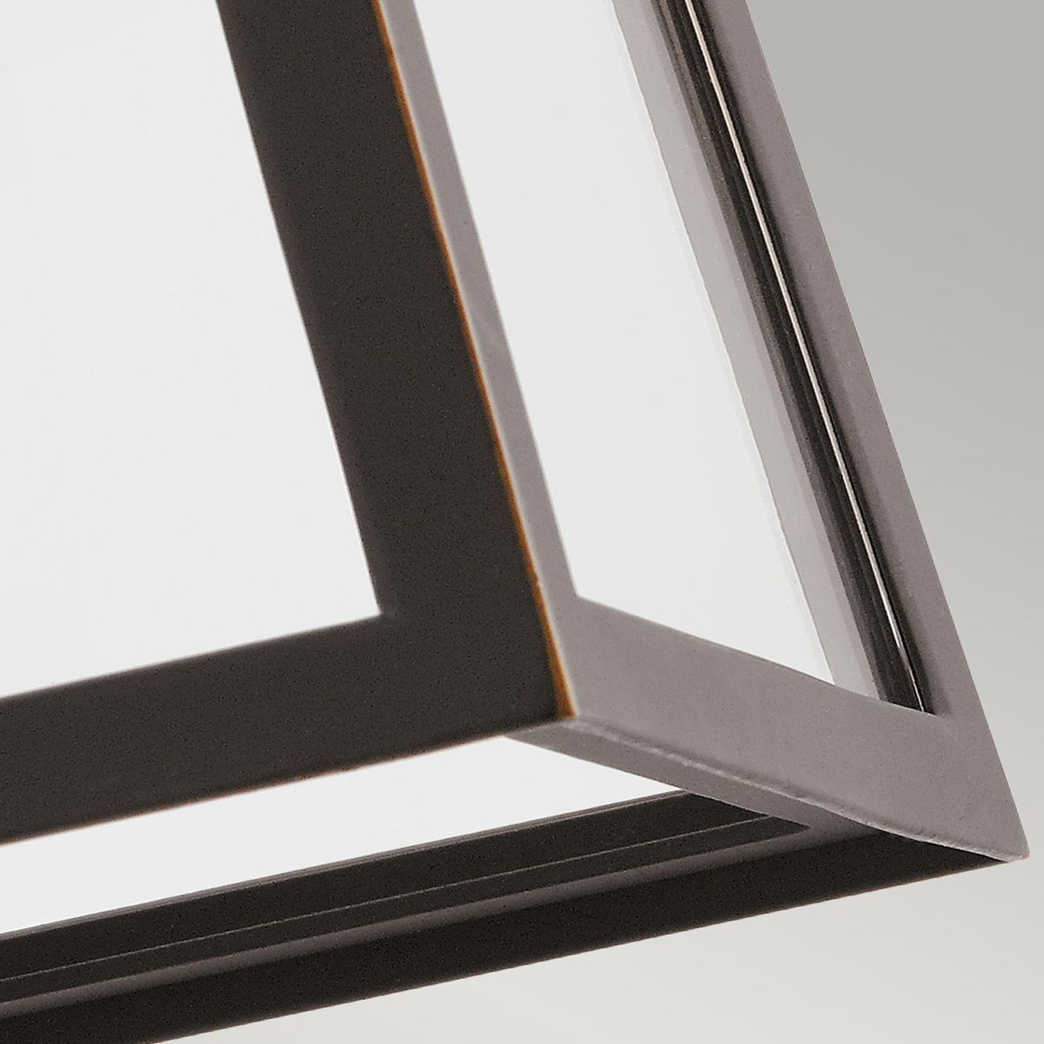 Außenleuchte Wand 29 cm hoch Glas Aluminium E27 IP44