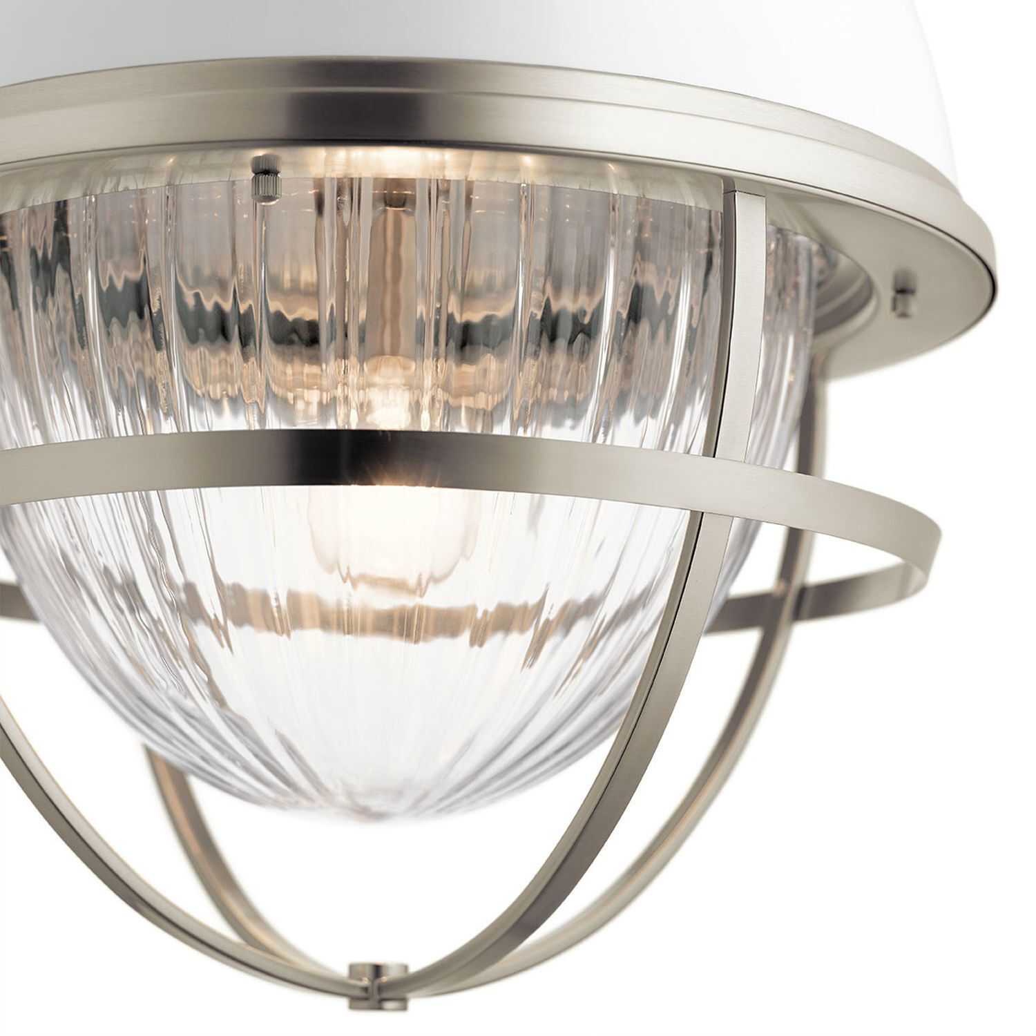 Hängelampe Metall Glas E27 D: 40,8 cm H: max. 166,5 cm