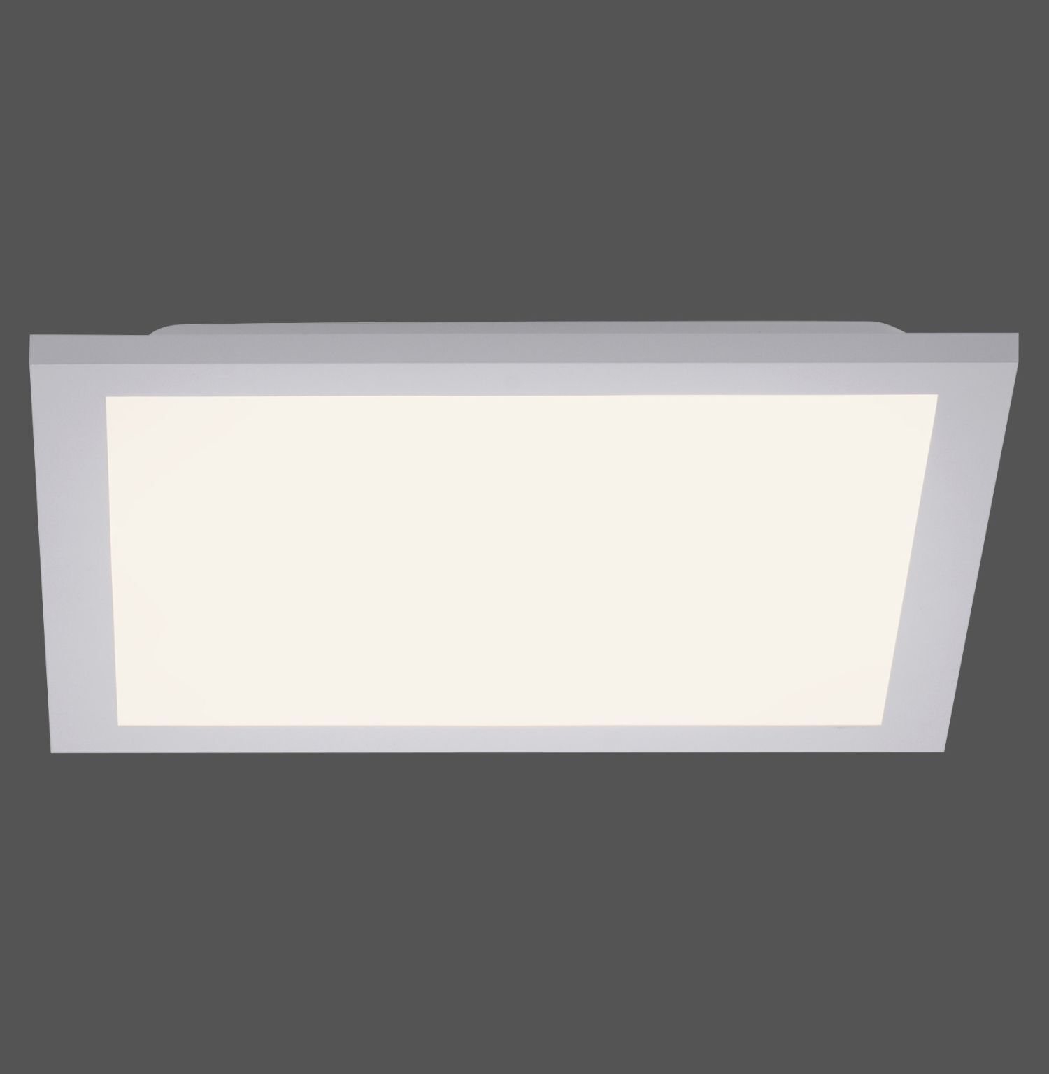 Weiße LED Deckenleuchte flach blendarm B:29,5 cm 3000 K Deckenleuchte