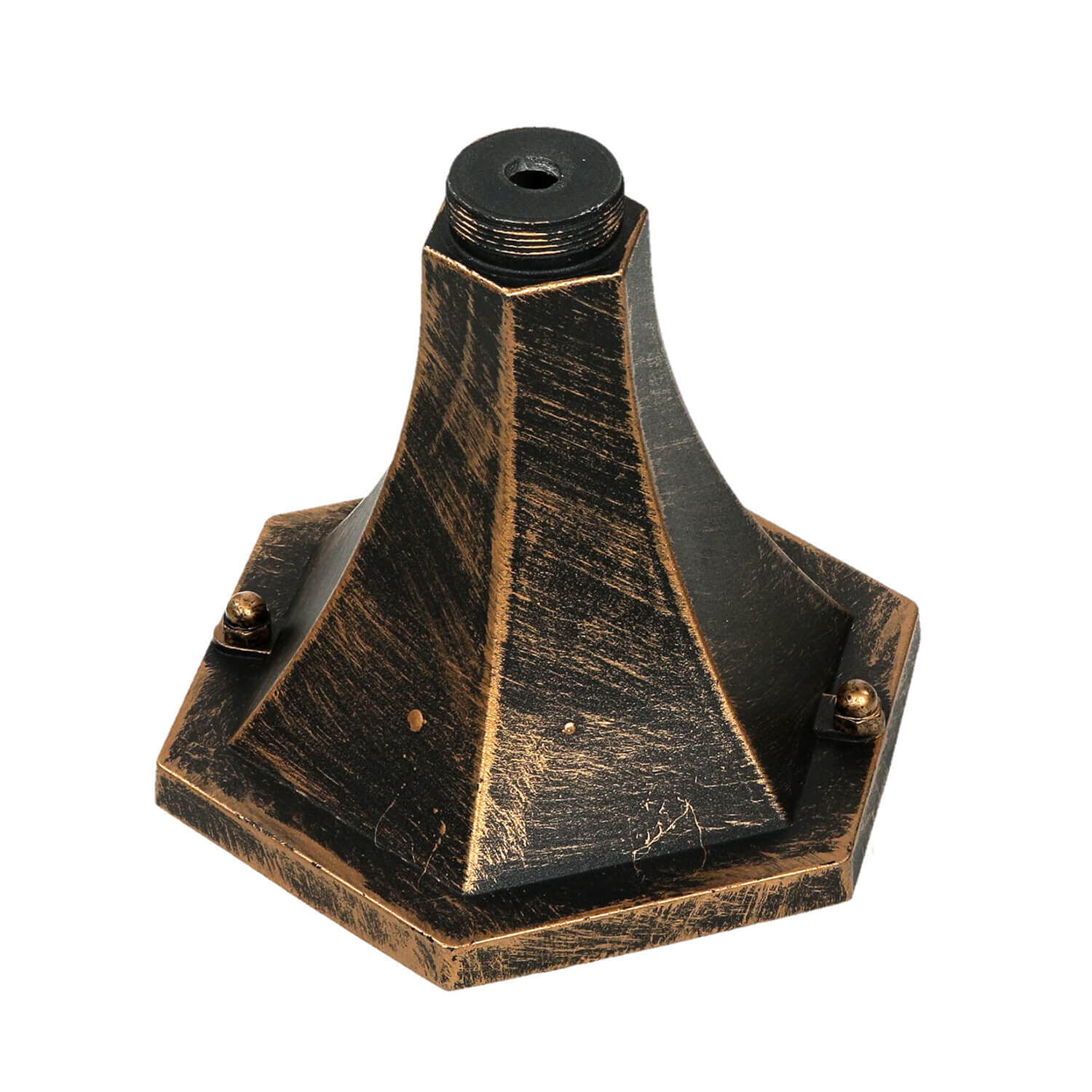 Außen Stehleuchte Schwarz Kupfer wetterfest 1,13m BRISTOL II Bronze, Mobiliar