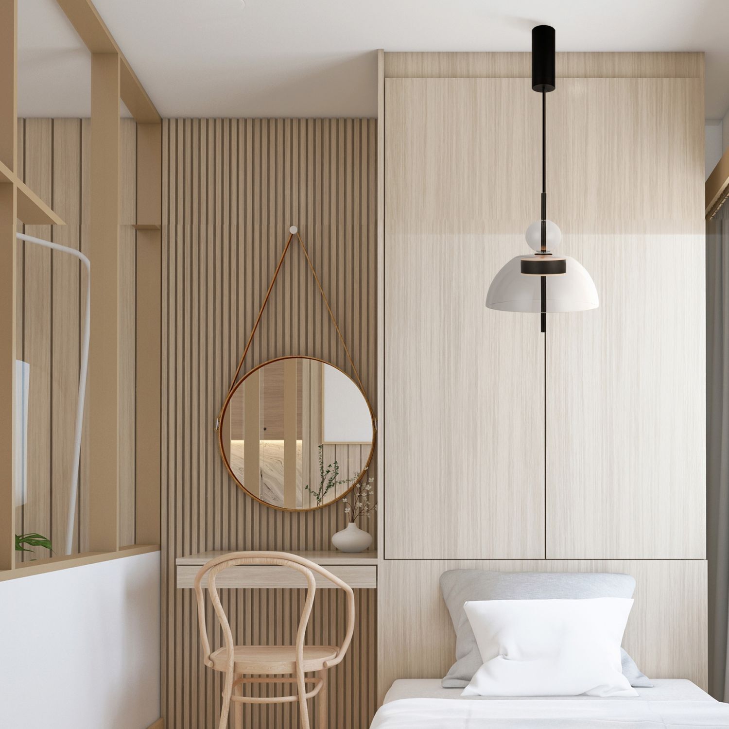 LED Pendelleuchte Metall Glas H: max. 348 cm Schwarz Drinnen, Innenarchitektur, Paneele aus Holz