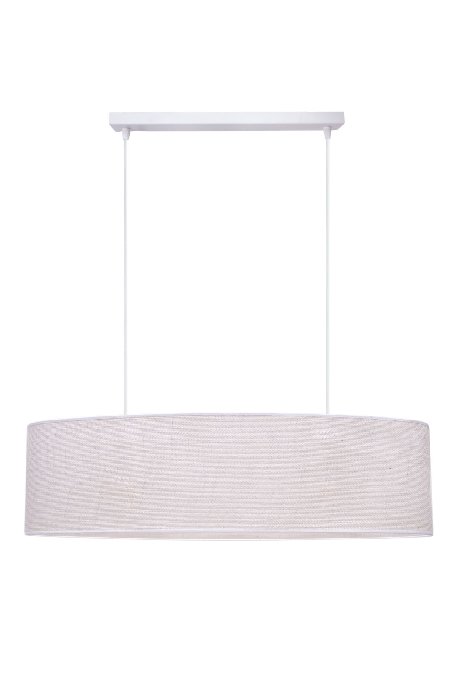 Wohnliche Pendelleuchte Stoffschirm 2-flammig E27 70 cm