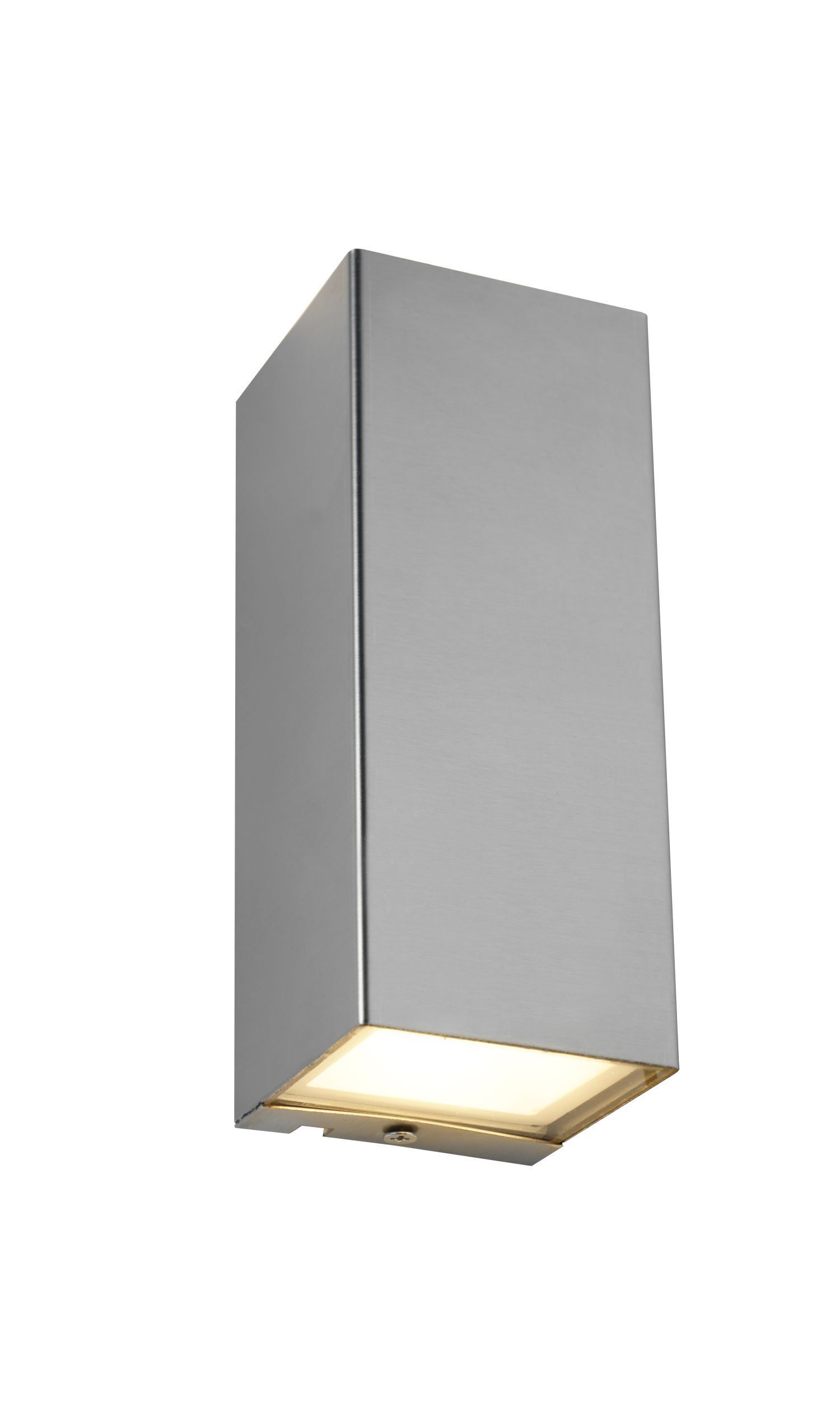 LED Außenlampe Up Down H:16,2 cm IP44 3000 K in Nickel