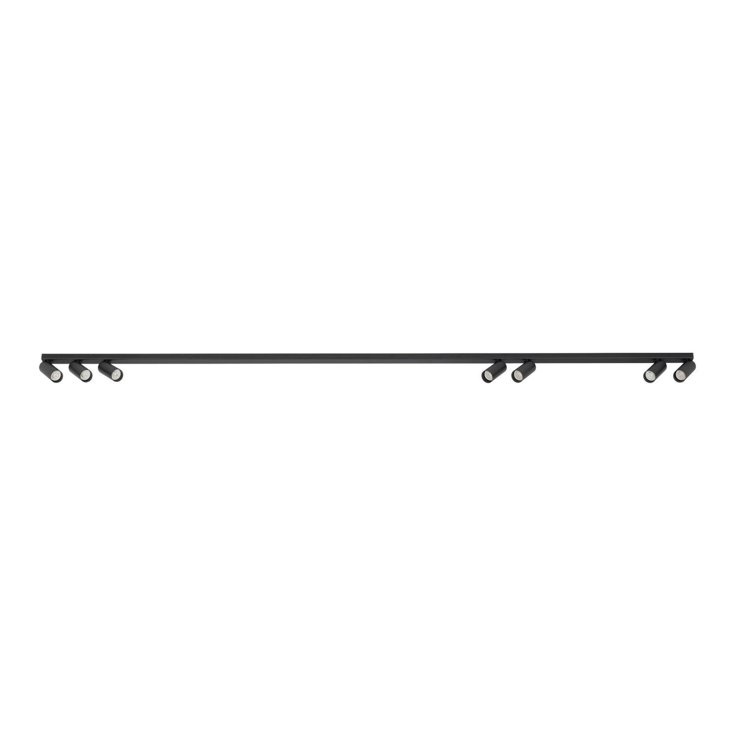 Flexibler Deckenstrahler Schwarz 7-flammig Aluminium Track Lighting, Bar, Schwarz, Spotlights, Rail Lighting