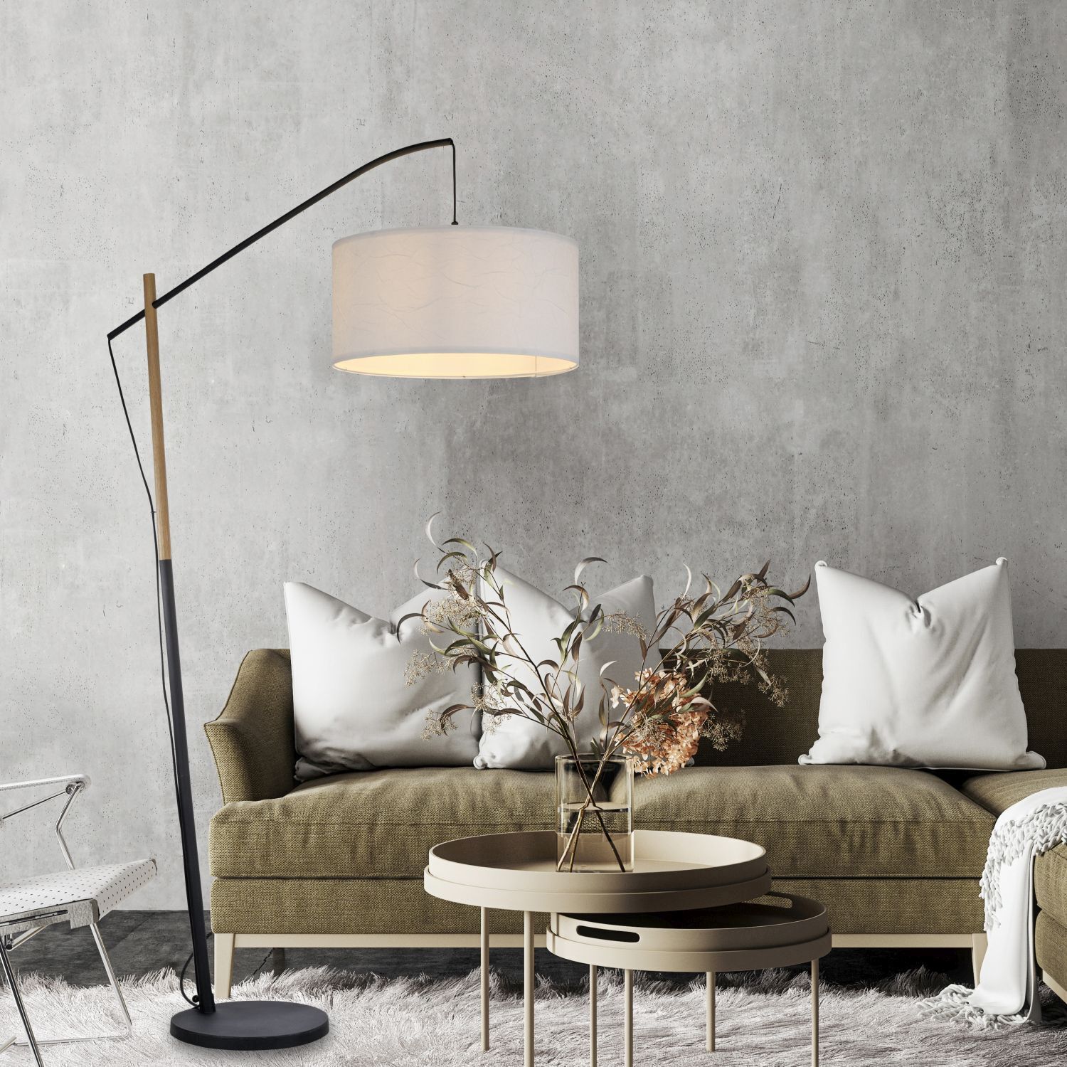 Lampe, Stehlampe, Pflanze