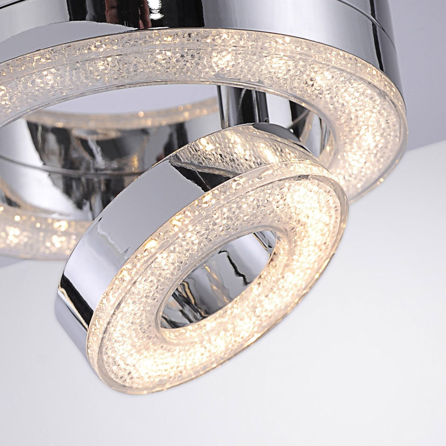 LED Deckenspot Metall flexibel 3000 K 1200 lm Chrom Deckenleuchte, Klebeband, Person