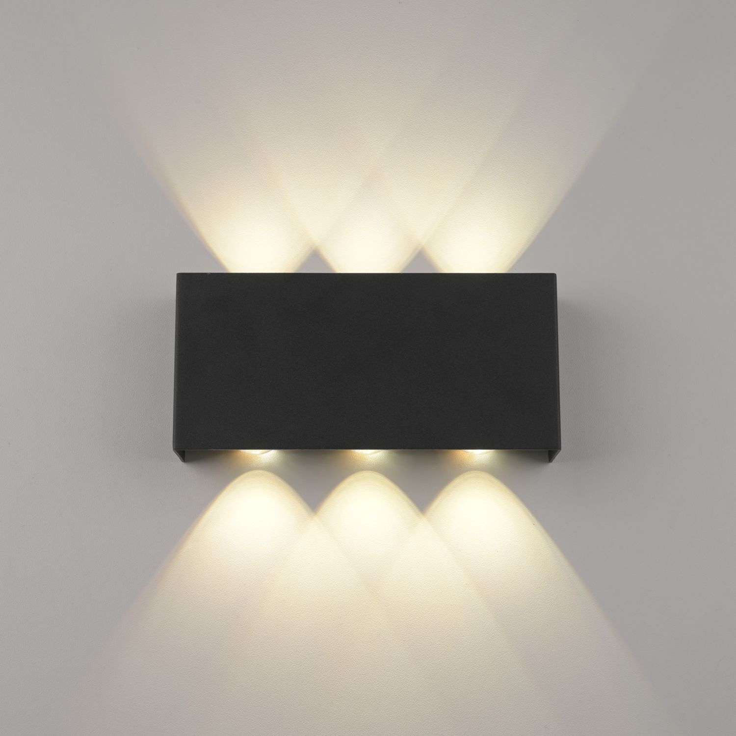 LED Wandleuchte Anthrazit Up Down dimmbar B:17 cm 2 W Beleuchtung, Deckenleuchte