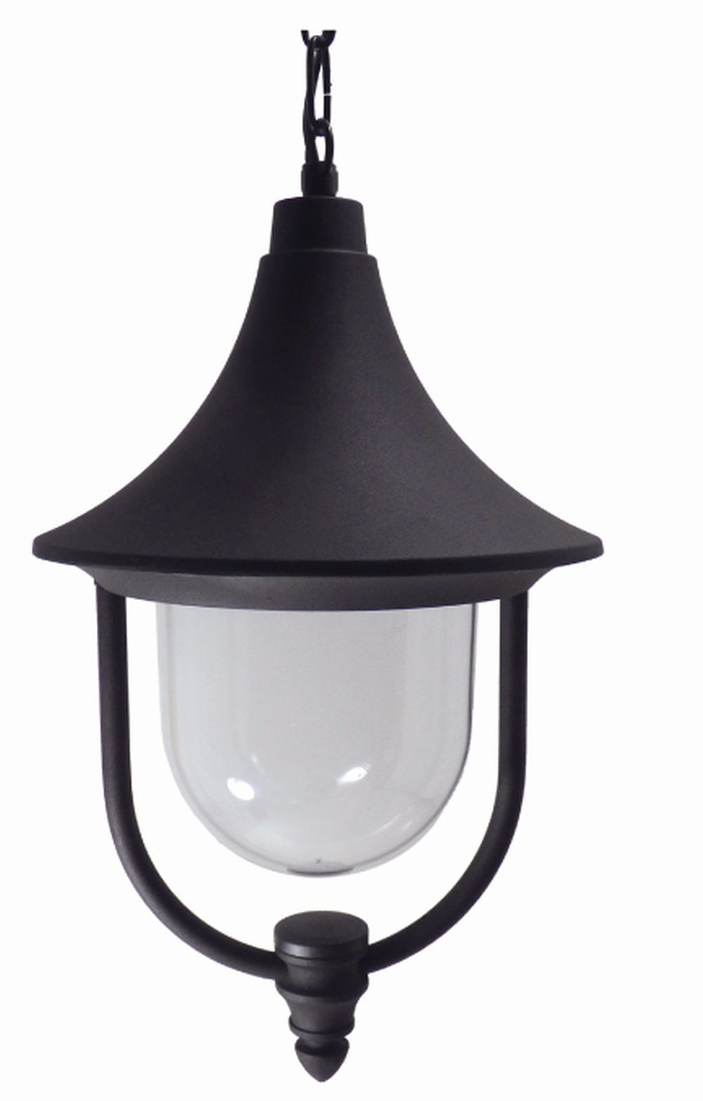 Stilvolle Außenleuchte Schwarz Rustikal Aluminium Ø29cm