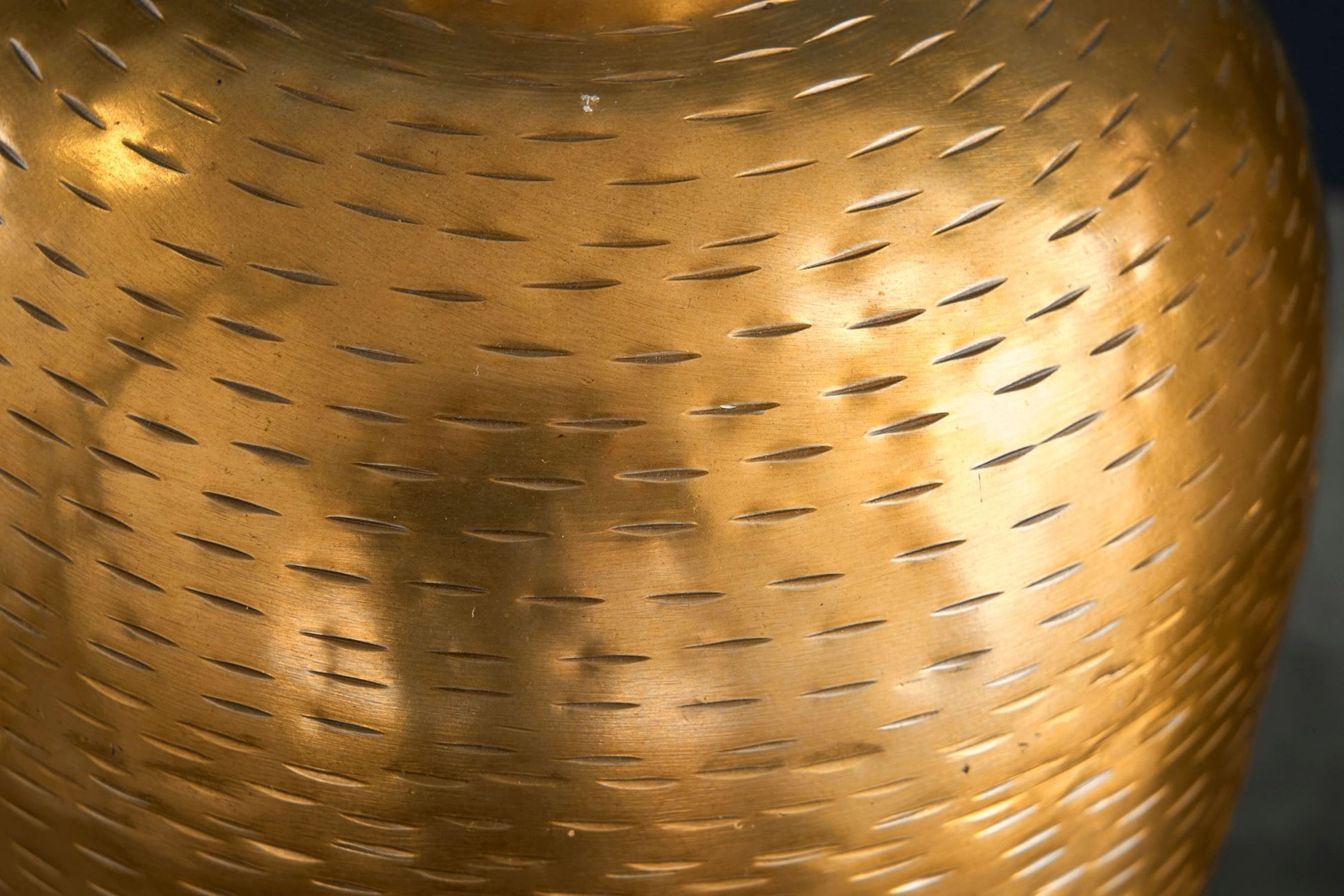 Deko Vase 2er Set Handarbeit Hammerschlag Unikat in Gold Krug, Töpferei, Gold, Bronze