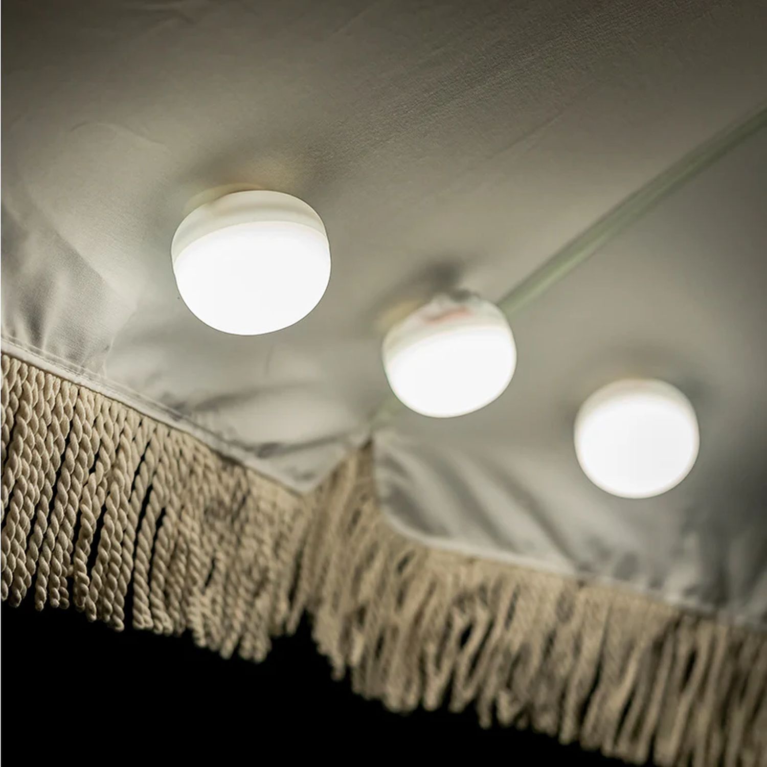 LED Campingleuchte 3er Set Akku Haken Magnet dimmbar IP54