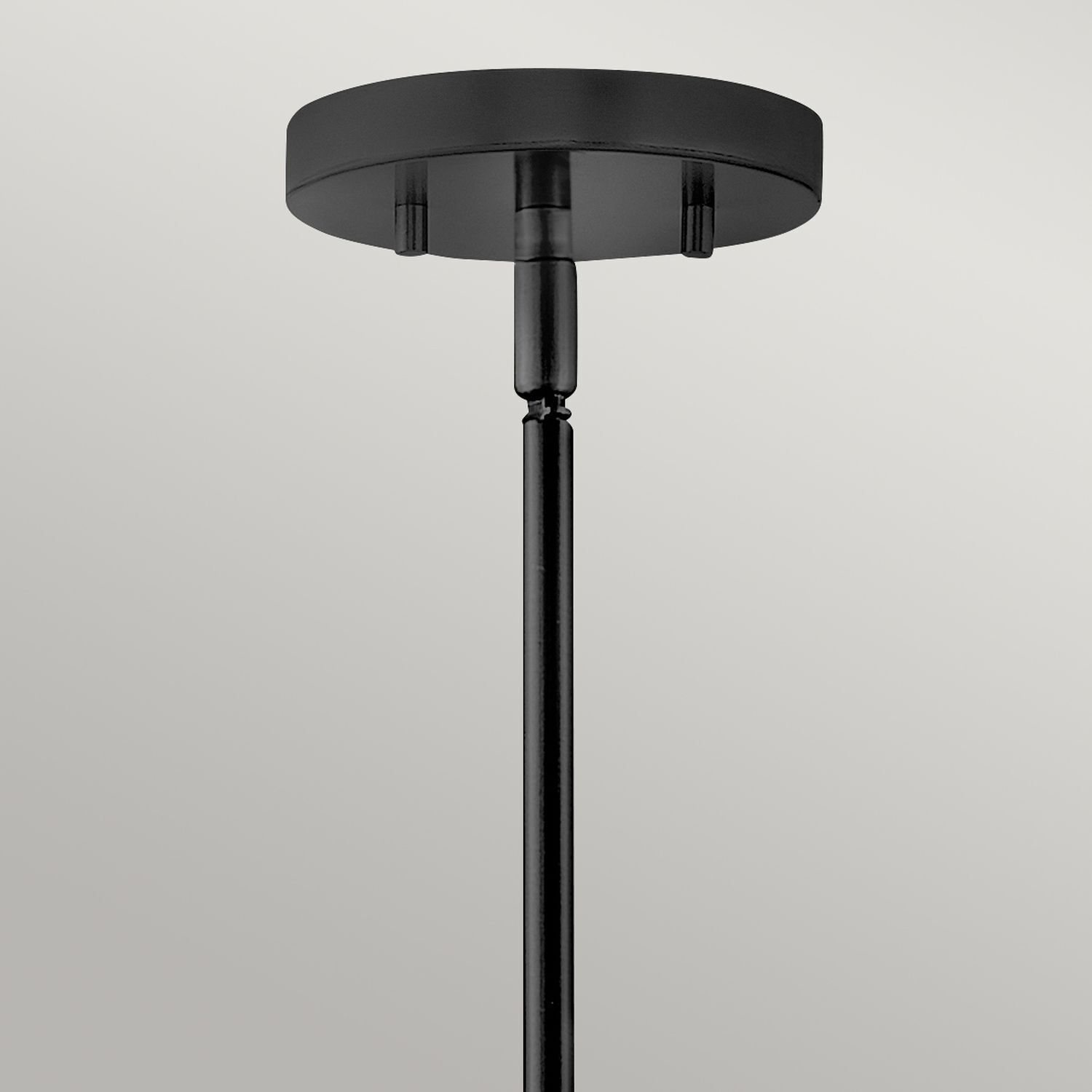 Deckenleuchte Weiß Schwarz Ø 58,4 cm Stoff Metall 4x E14