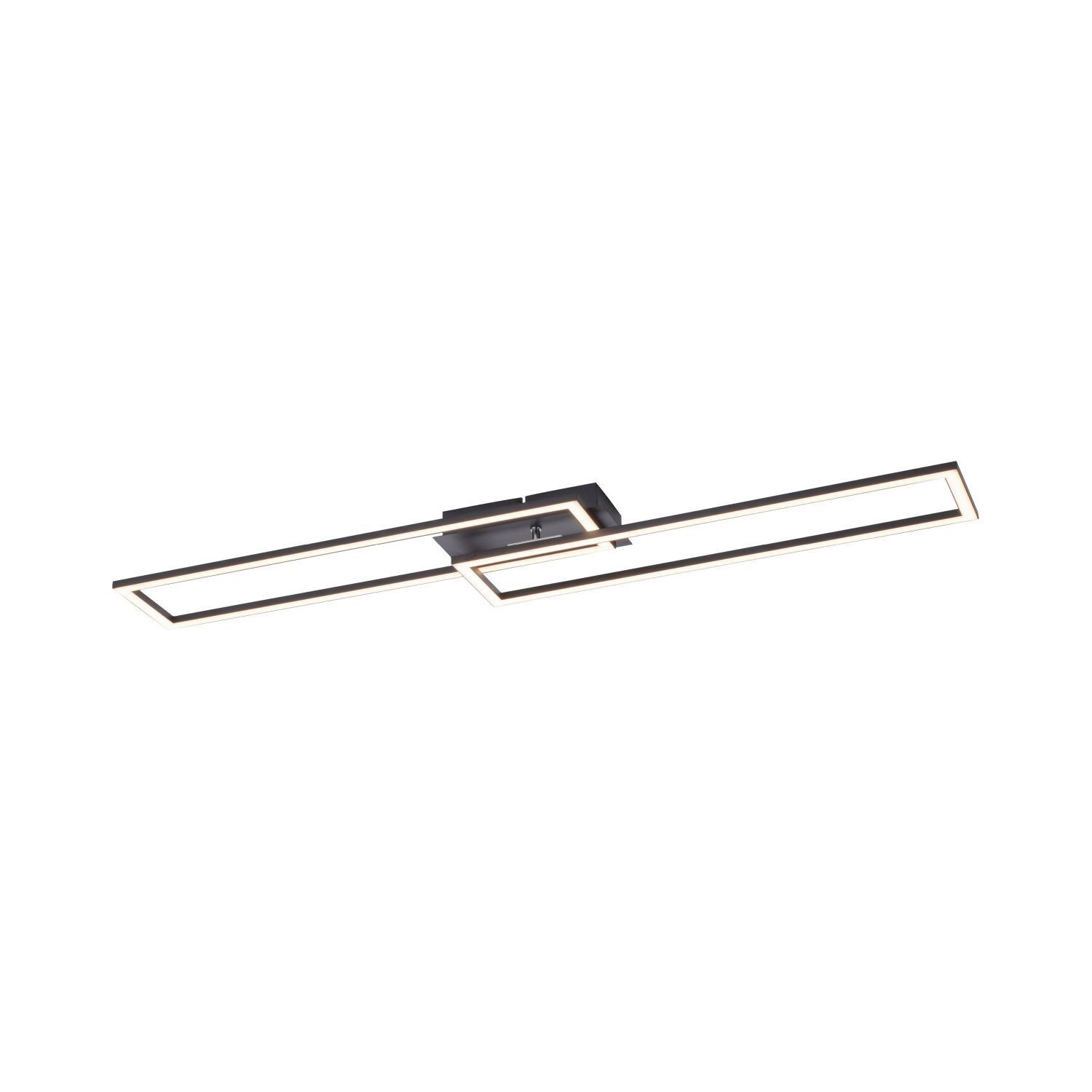Dimmbare LED Deckenleuchte Schwarz 3000 K 36 W L:102 cm