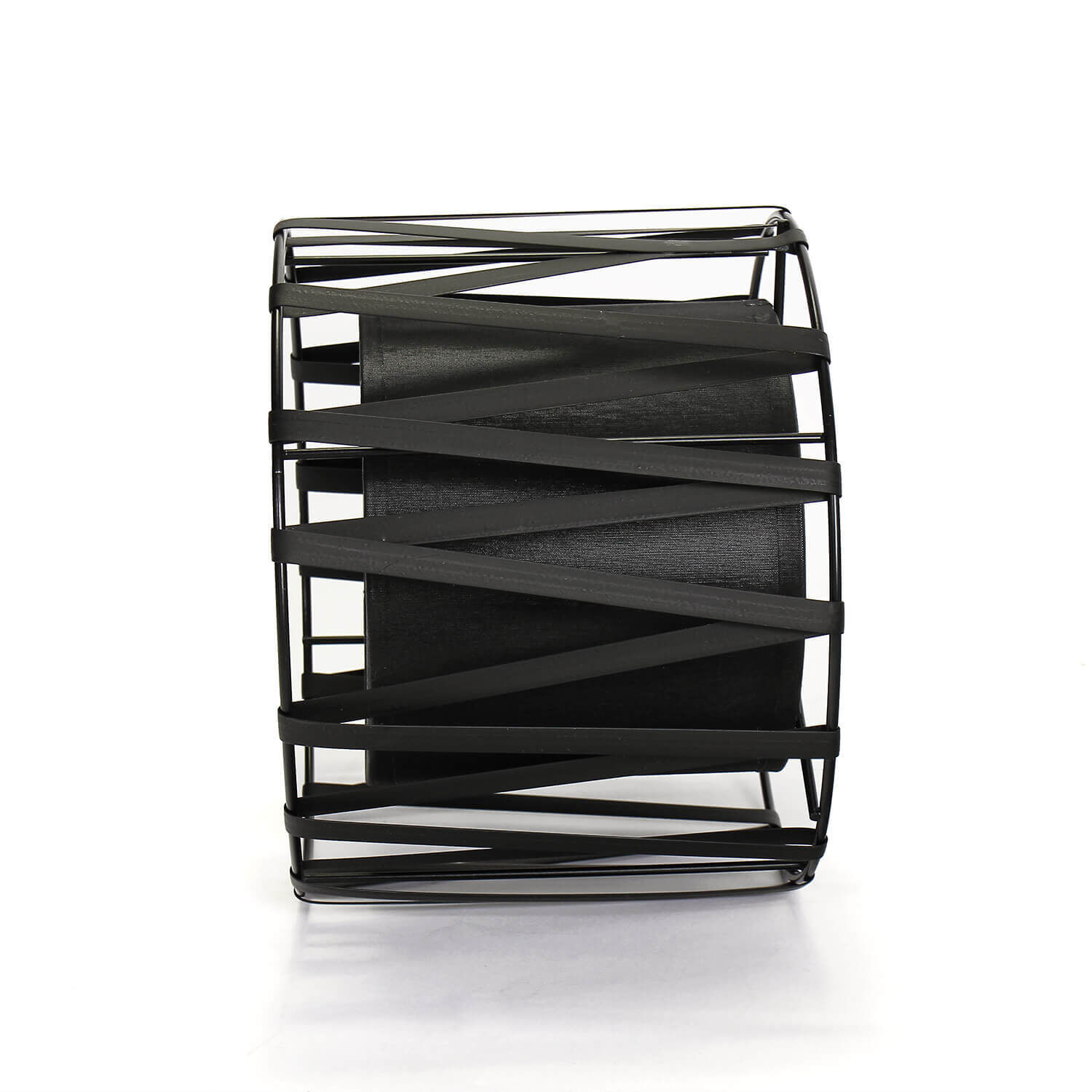 Lampenschirm für Tischleuchten E27 Ø18cm Schwarz MINA Moebel