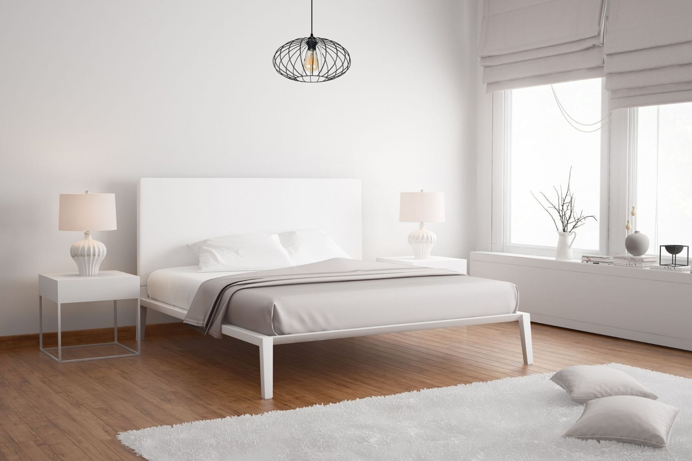 Dekoration für Zuhause, Innenarchitektur, Lampe, Mobiliar, Bett