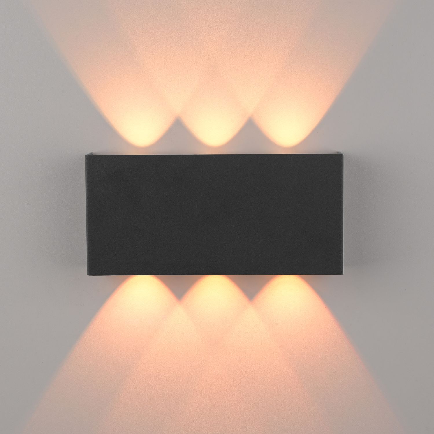 LED Wandleuchte Anthrazit Up Down dimmbar B:17 cm 2 W Beleuchtung