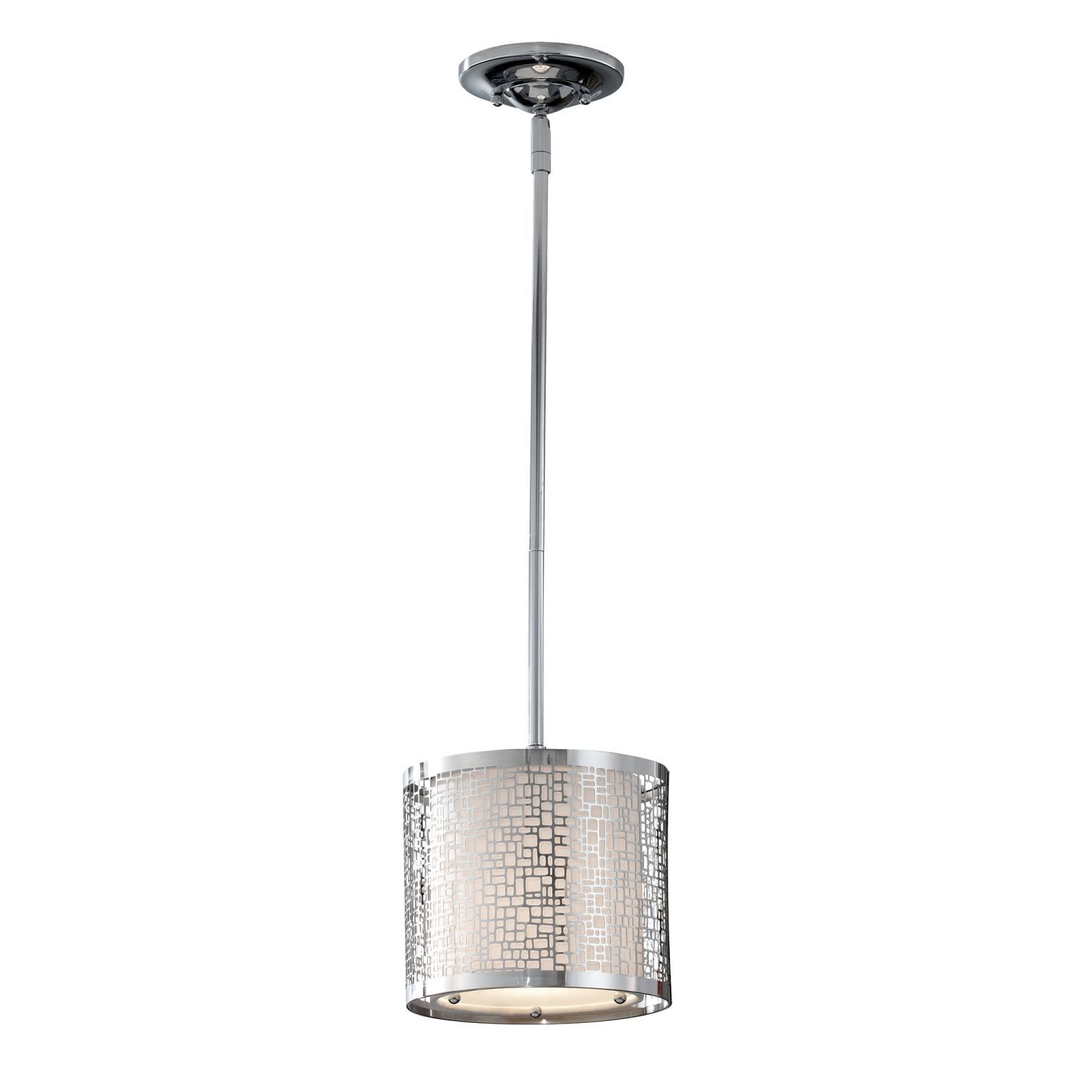 Design Pendelleuchte VEINE Chrom Ø20cm verstellbar Lampe, Kronleuchter