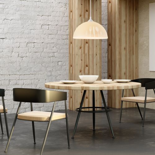 Esstischlampe Pendelleuchte Gelb Retro Wohnzimmer