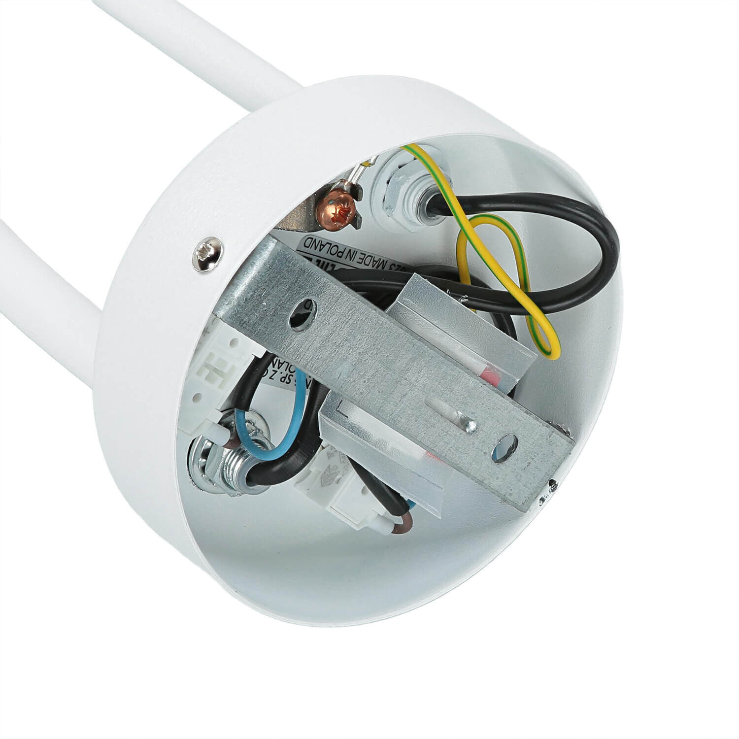 Wandlampe mit Schwanenhals Weiß E27 + G9 H: 50 cm Wandlampe mit Schwanenhals Weiß E27 + G9 H: 50 cm