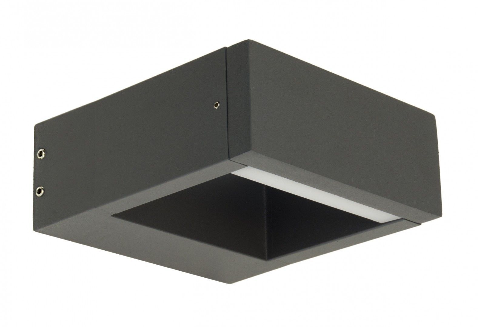 LED Wandleuchte IP54 Anthrazit 4000K 480lm