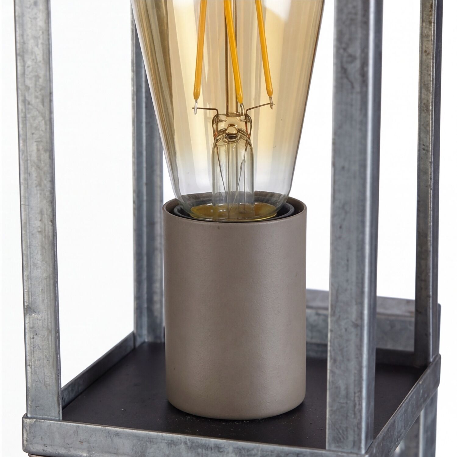 Lampe, Glühbirne, Metallrahmen, Gehäuse, Stehlampe