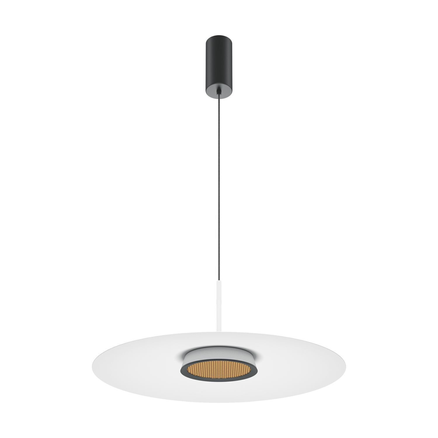 LED Pendelleuchte Aluminium warmweißes Licht 3000 K Lampe, Deckenleuchte