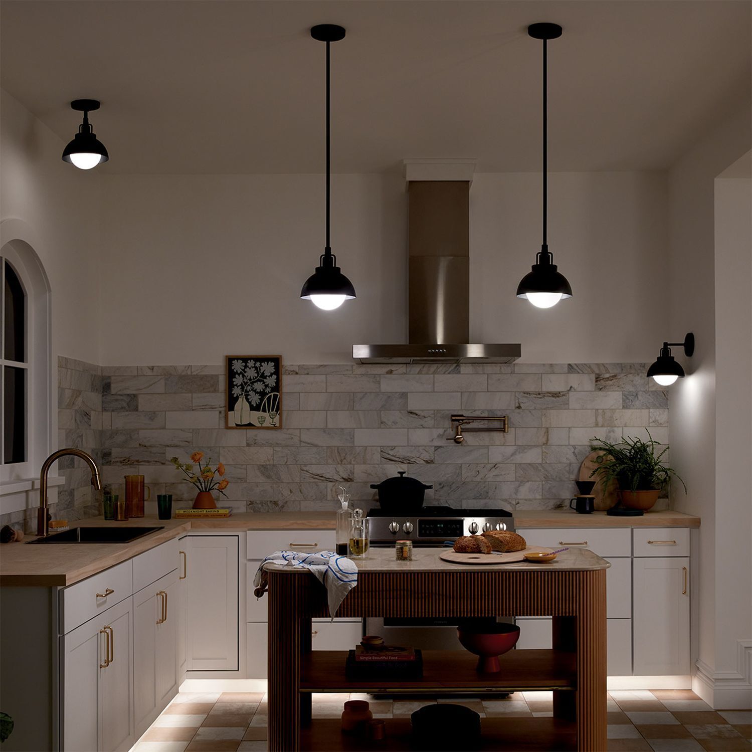 Drinnen, Innenarchitektur, Küche, Spüle, Waschbeckenhahn