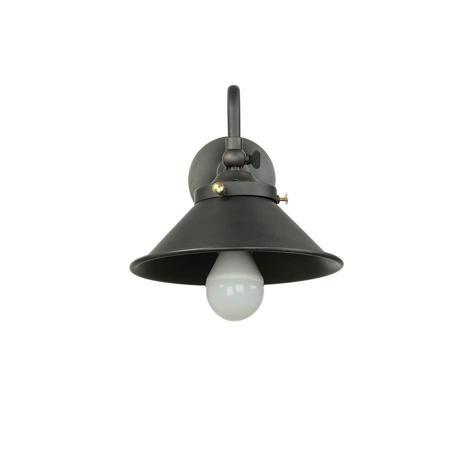 Wandleuchte Bronze Dunkel aus Echt-Messing Leuchte