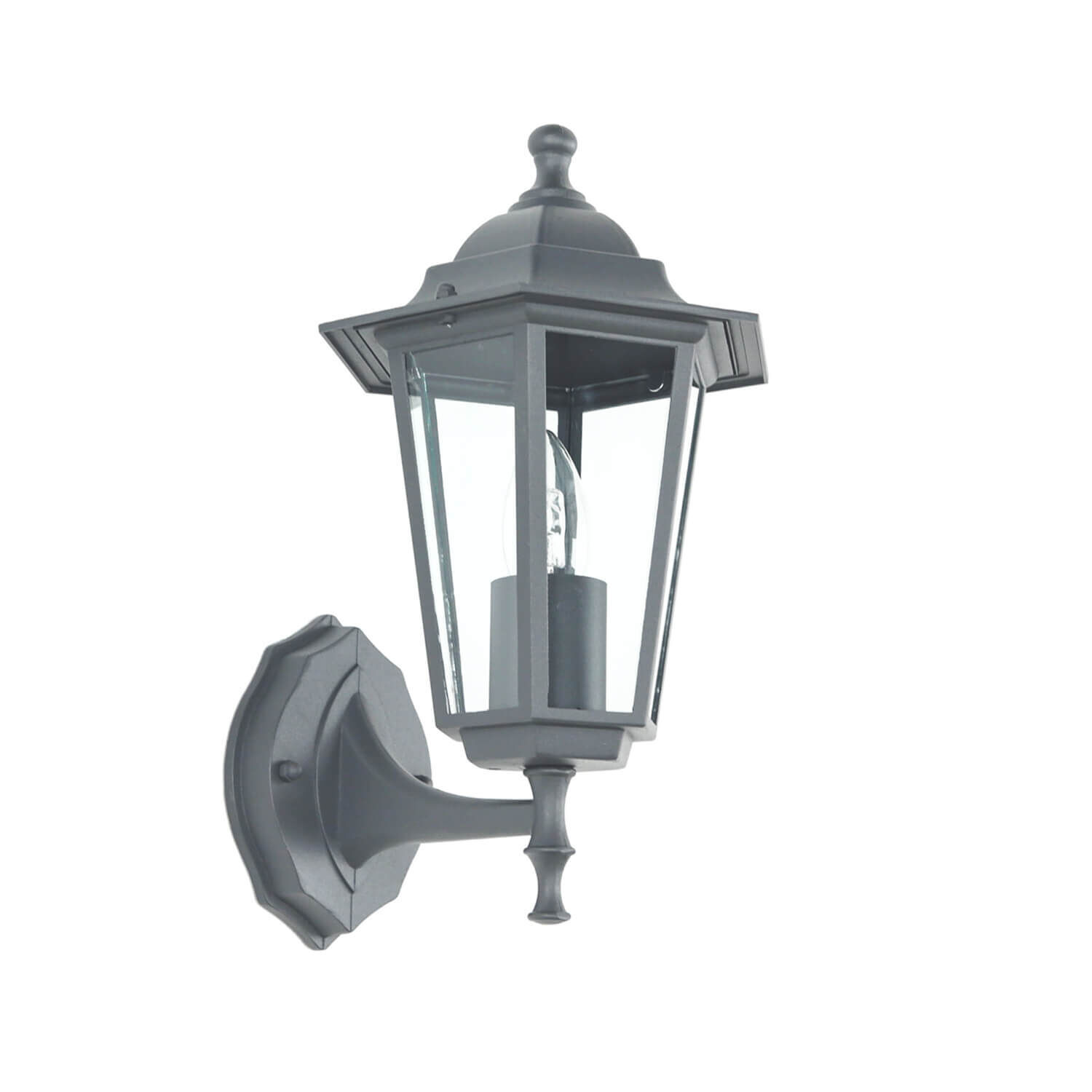 Außenwandleuchte Anthrazit Rustikal PARIS Lampe