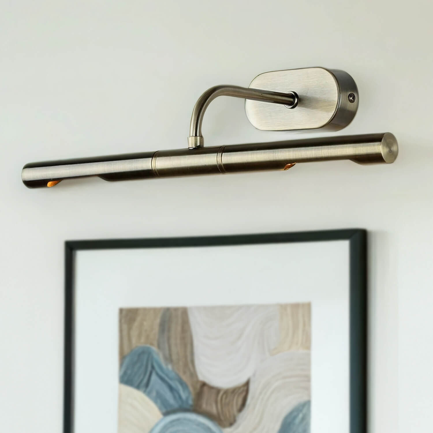 Bilderlampe verstellbar B: 35 cm 2x G9 in Messing antik Sinken, Waschbeckenhahn