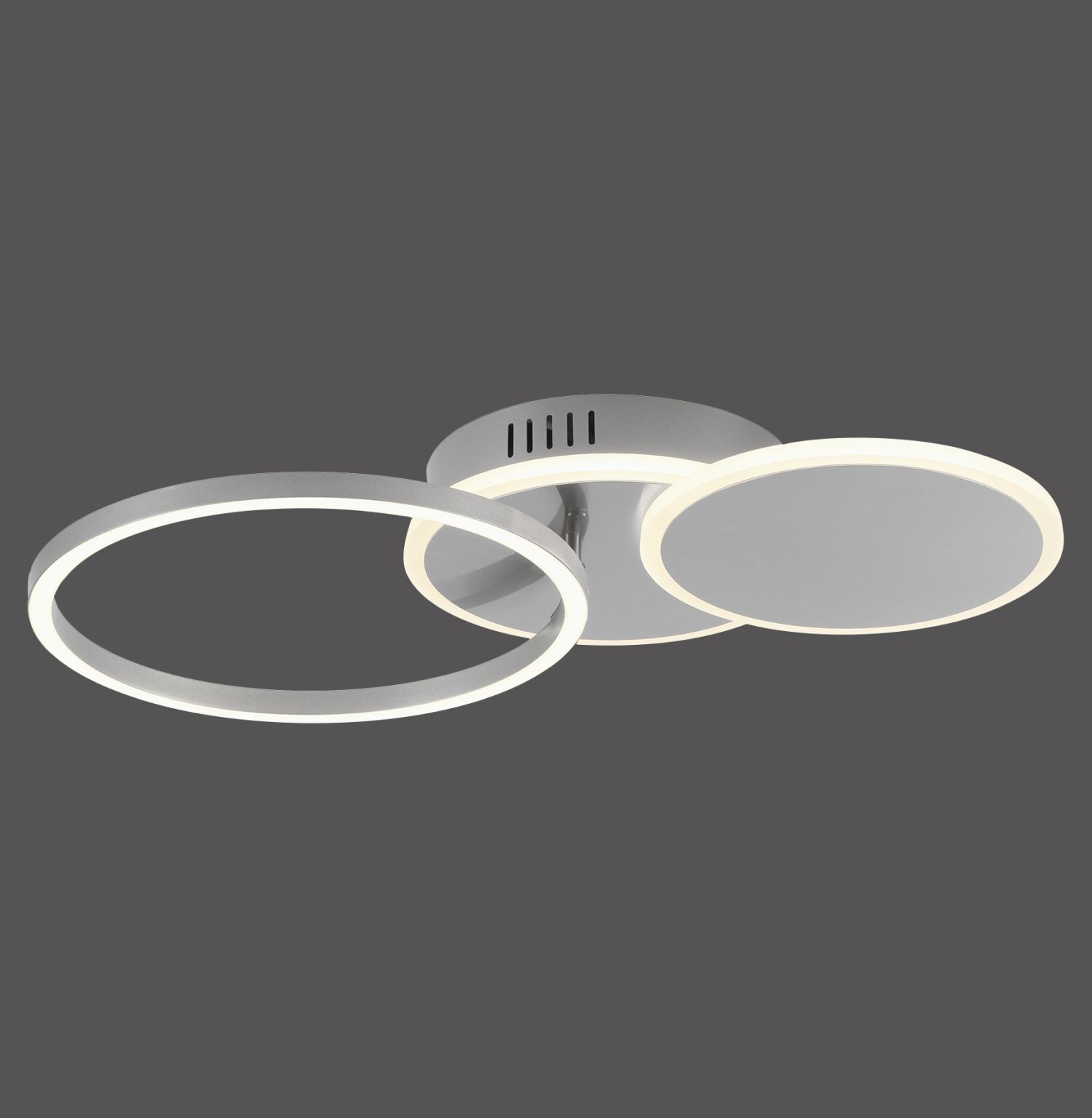 LED Deckenlampe in Stahl Metall warmweiß 26 W beweglich