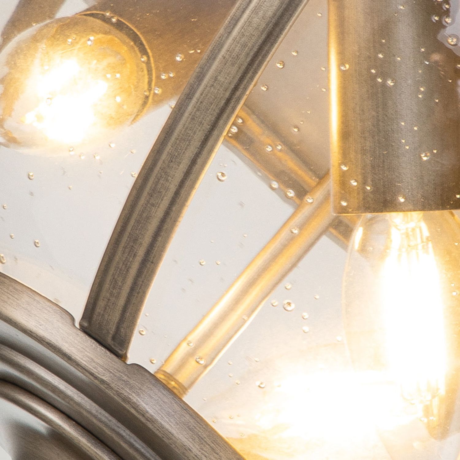 Außenlampe Decke rund B: 30,5 cm 3x E14 IP44 Vintage Beleuchtung, Licht, Lampe