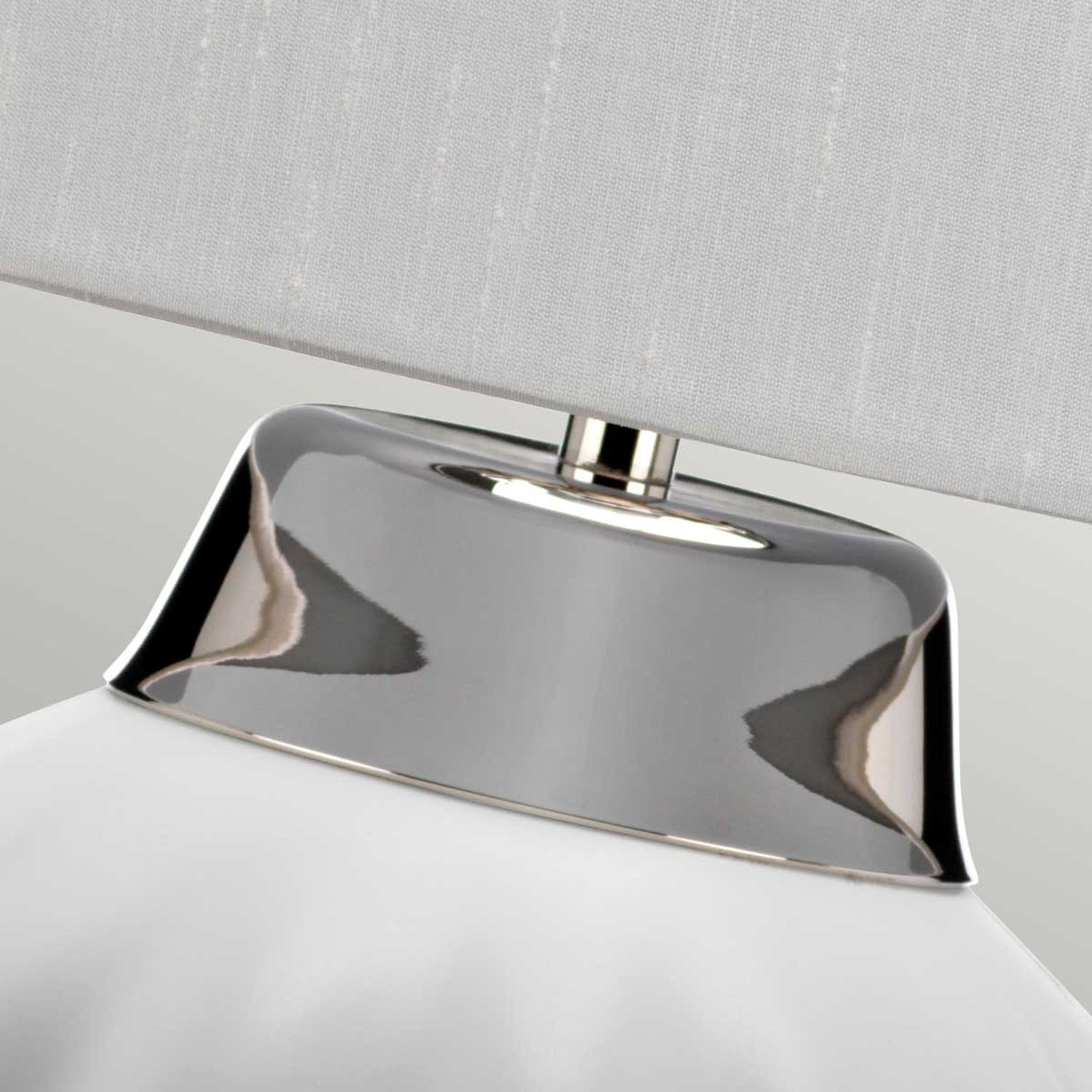 Tischlampe Keramik Stoff E27 56,2 cm hoch OLWEN