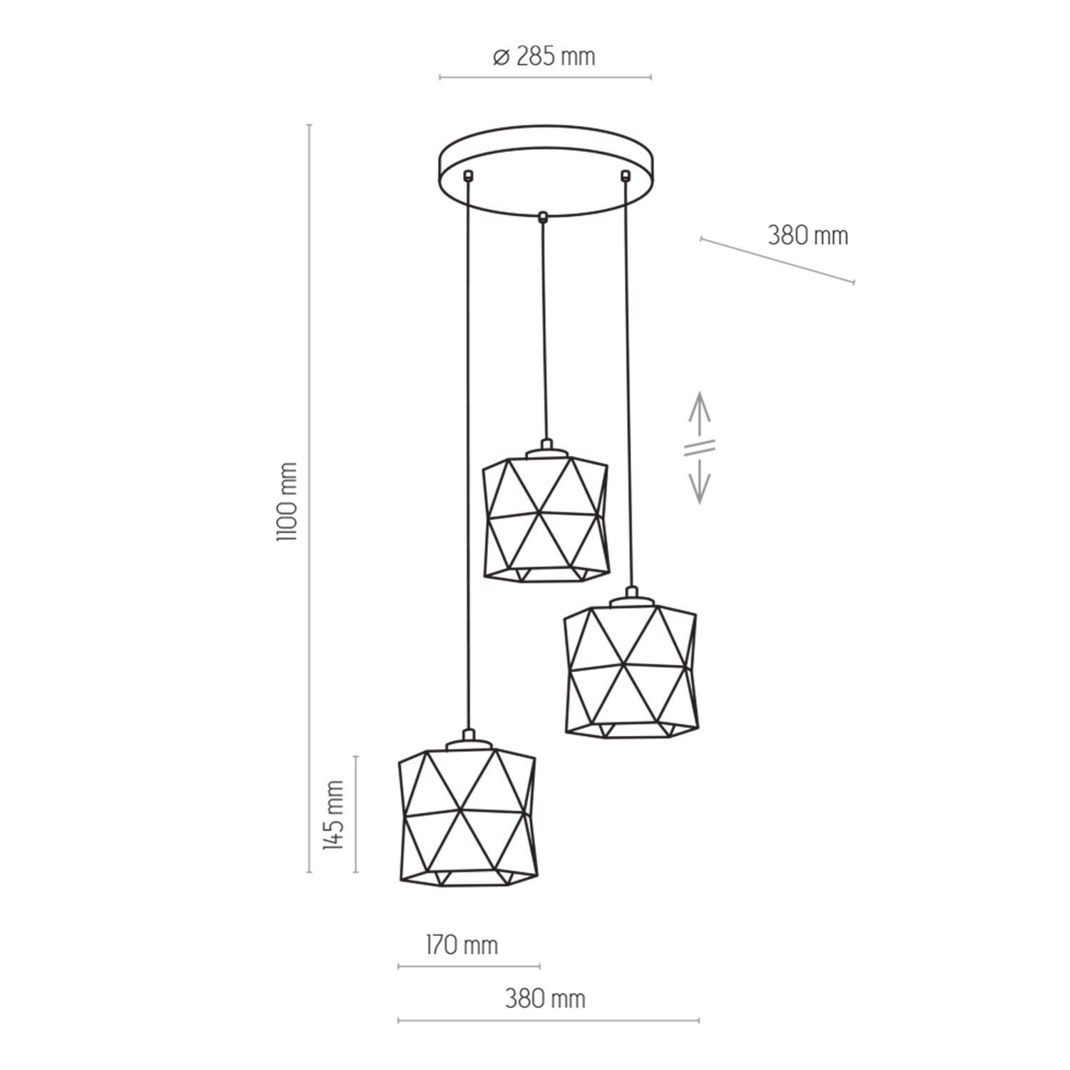 Hängeleuchte Metall Stoff E27 in Weiß Silber Lampe