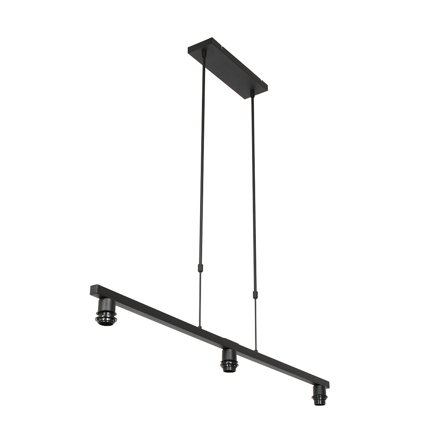 Gemütliche Hängelampe Schwarz Blau Metall Stoff 140 cm