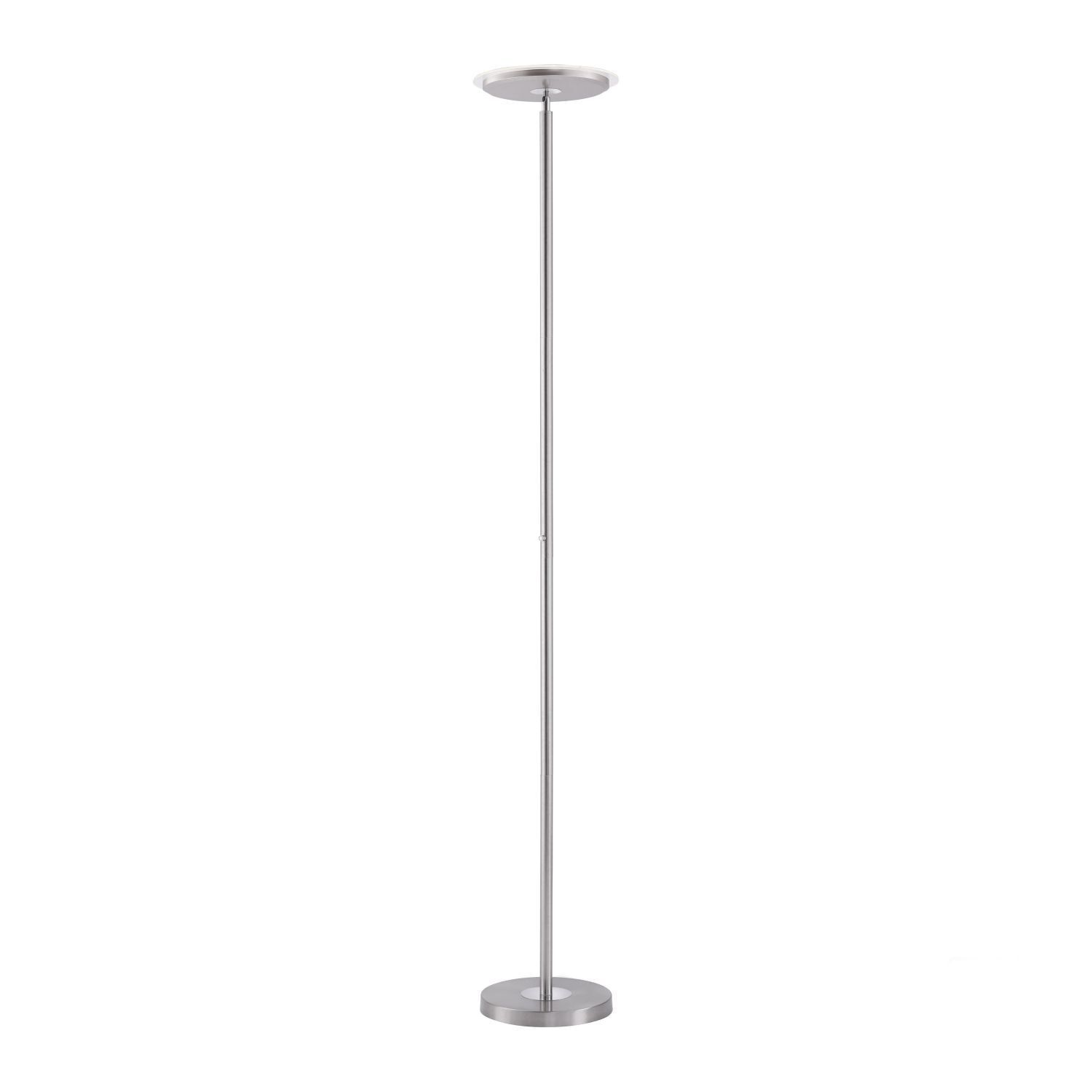 Flexibler LED Deckenfluter Stahl Touch 181 cm dimmbar