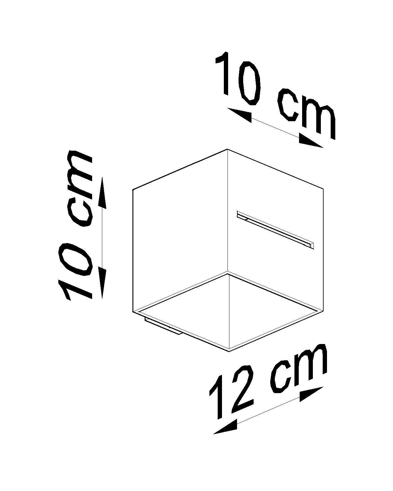 Wandleuchte LORUM in Schwarz