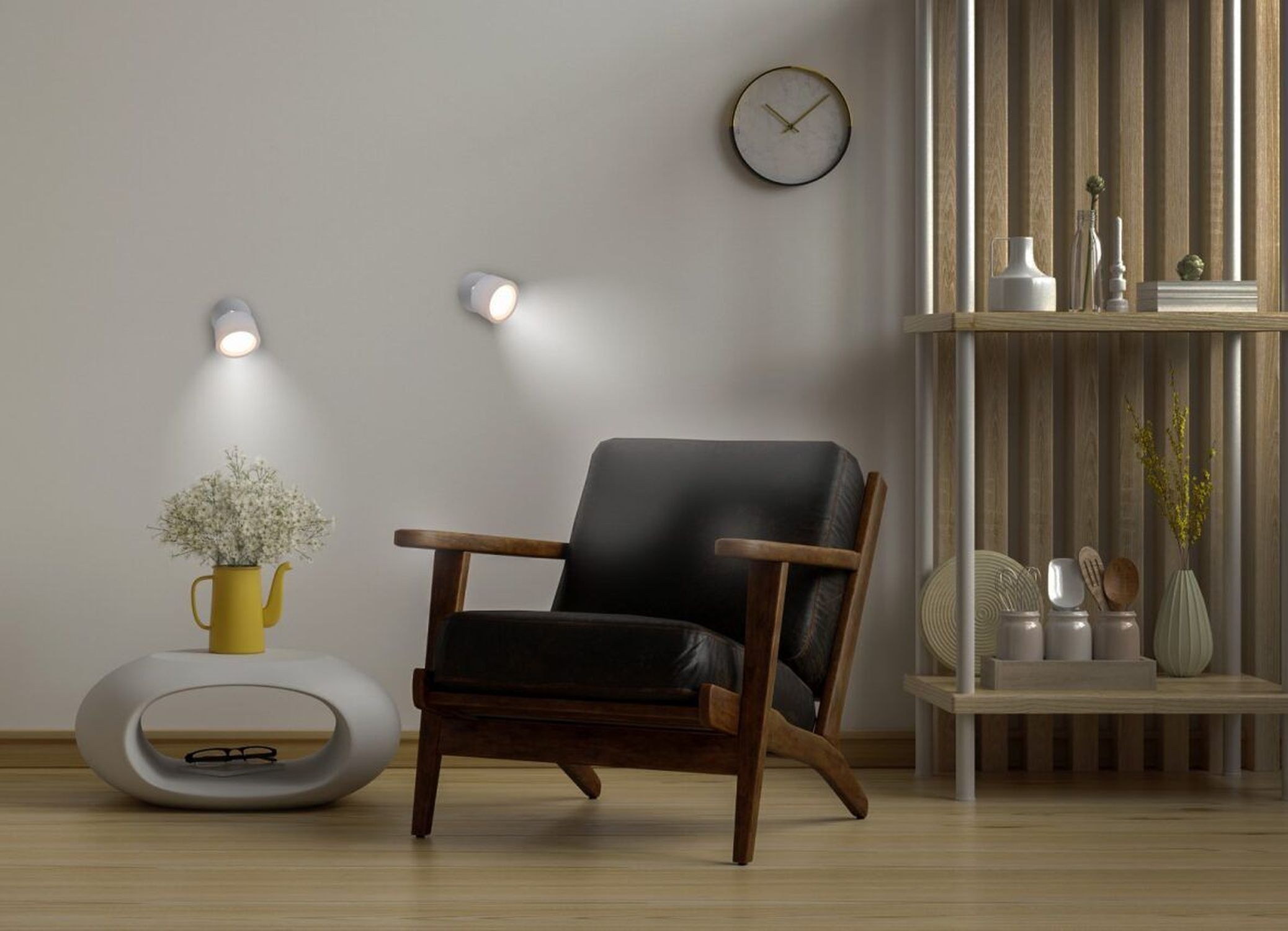 LED Wand Spot Akku Dimmer tragbarer Schirm 3000 K Weiß Moebel, Stuhl, Lampe, Innenarchitektur, Sessel