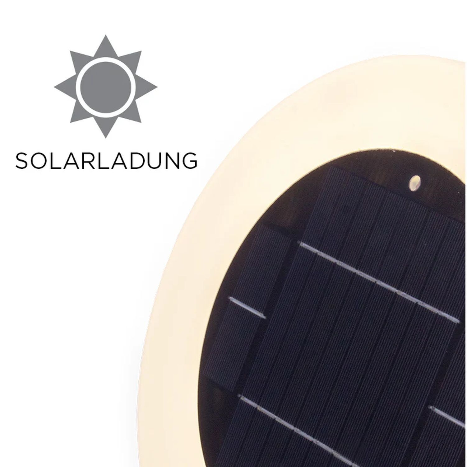 Solar Poolleuchte LED Farbwechsel Dimmer IP68 Ø 29 cm kabellos