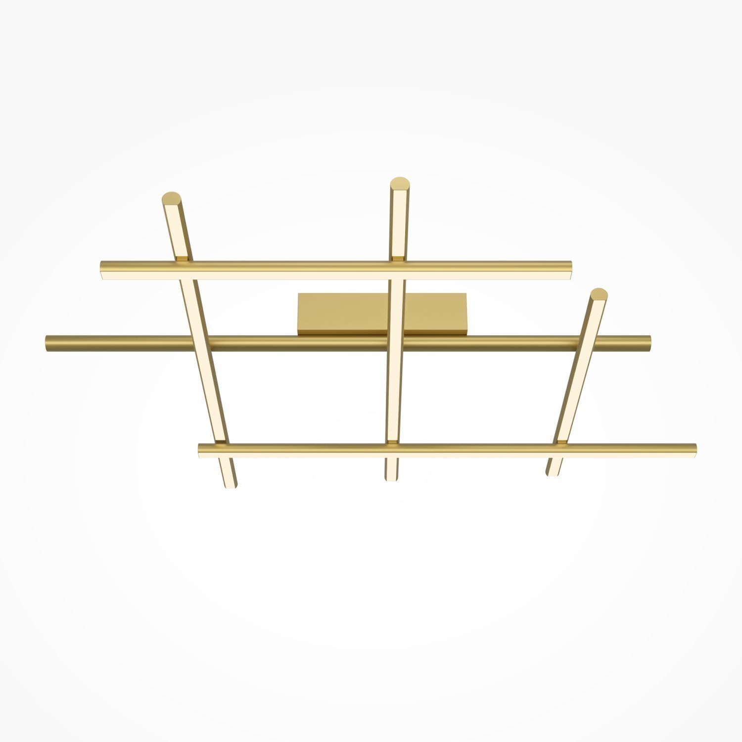 LED Deckenlampe Aluminium in Gold 3000 K warmweiß SIRI