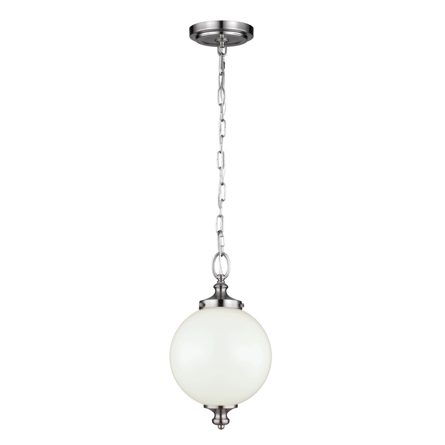 Deckenleuchte LORIN Ø22cm Silber Weiß Design Lampe