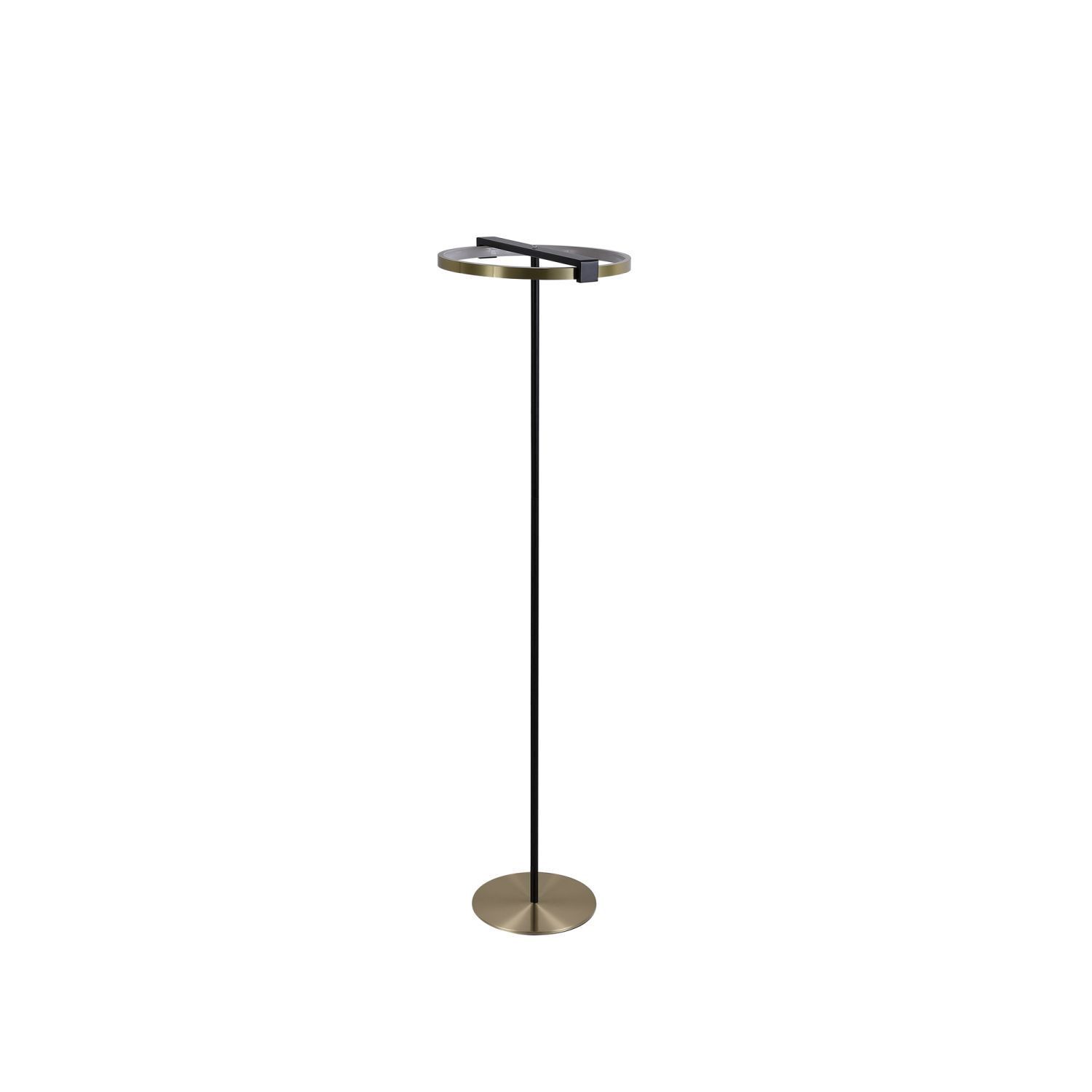 Dimmbare LED Stehleuchte Touch 2700 K Metall in Gold Lampe, Badezimmer, Drinnen, Zimmer, Duscharmatur