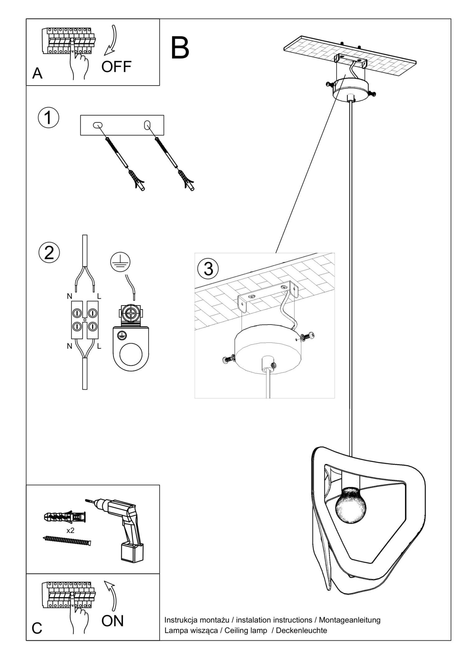Pendelleuchte Weiß Modern für E27 Metall dekorativ