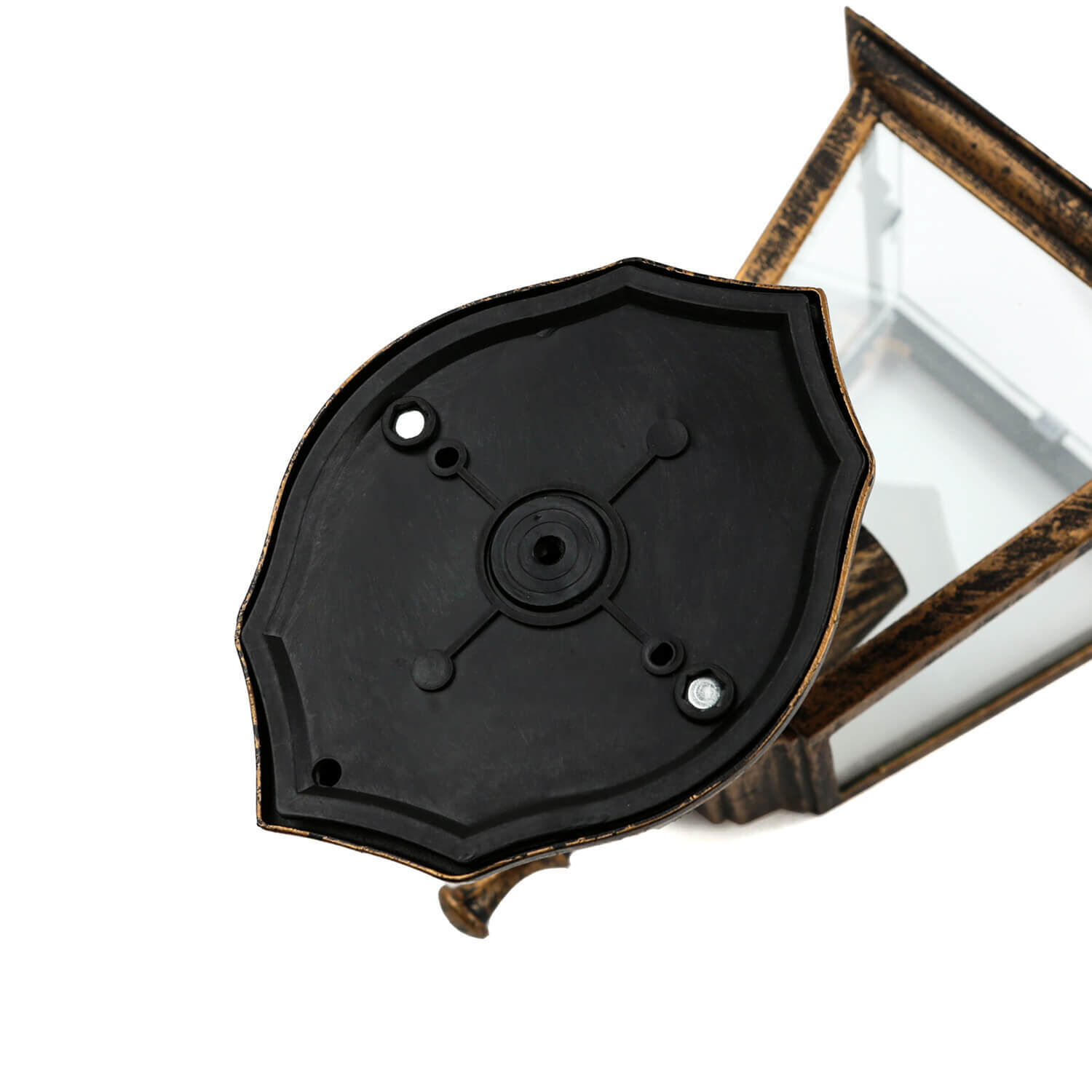 Außenleuchte Rustikal IP44 Schwarz Kupfer TIROL Außenleuchte Rustikal IP44 Schwarz Kupfer TIROL