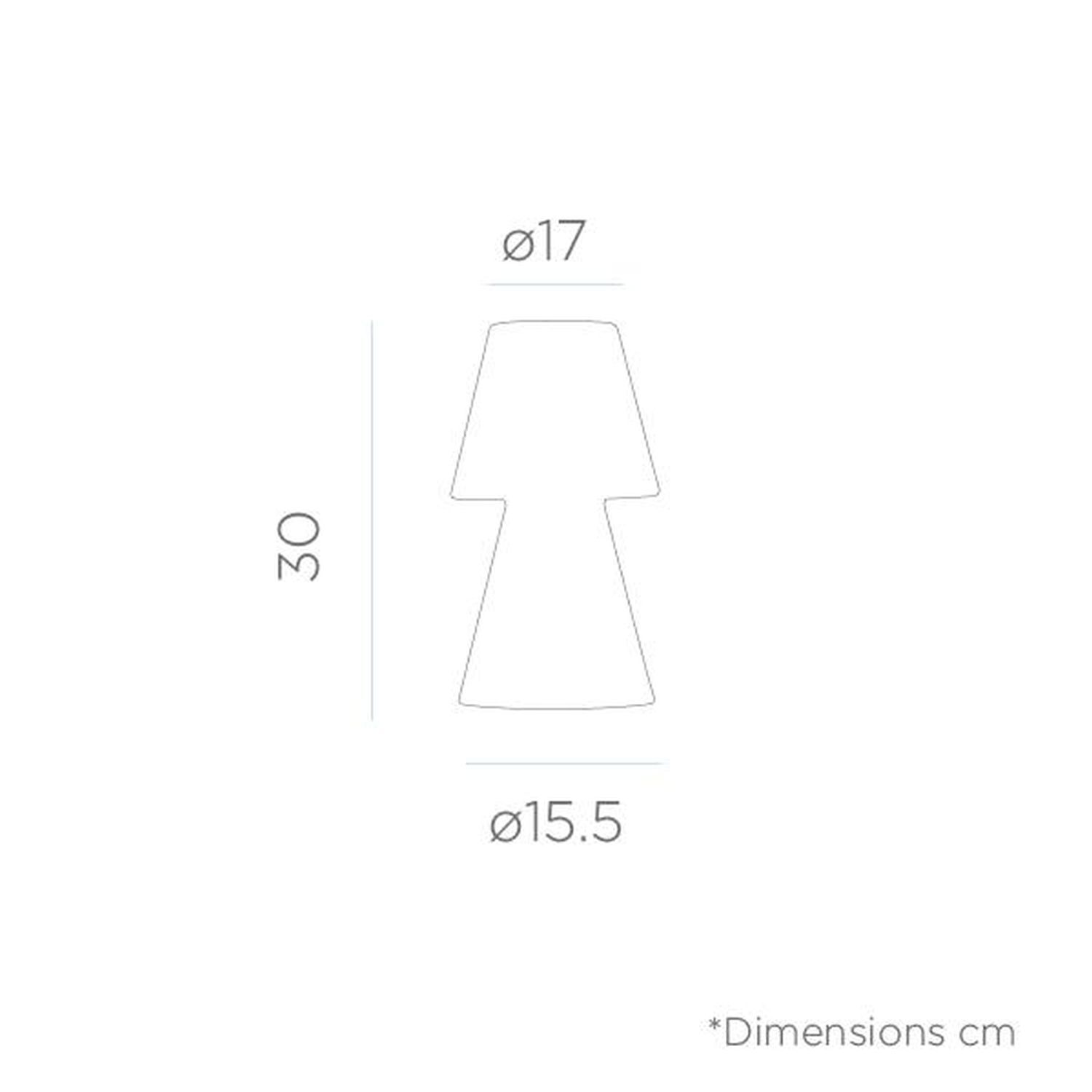 LED Tischleuchte kabellos 30 cm Dimmer Farbwechsel IP65 außen LED Tischleuchte kabellos 30 cm Dimmer Farbwechsel IP65 außen