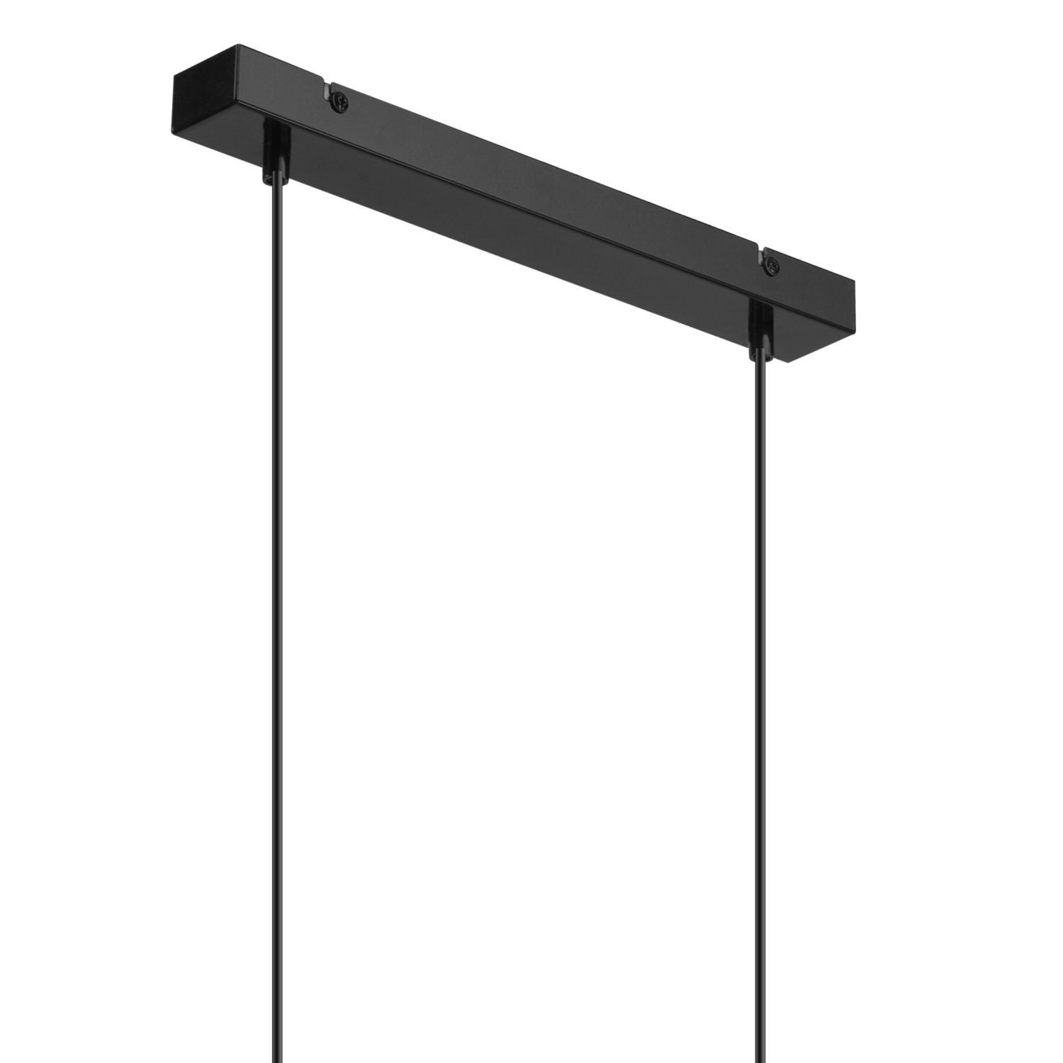 Pendelleuchte Schwarz Gold B: 40 cm Metall 2-flammig E27