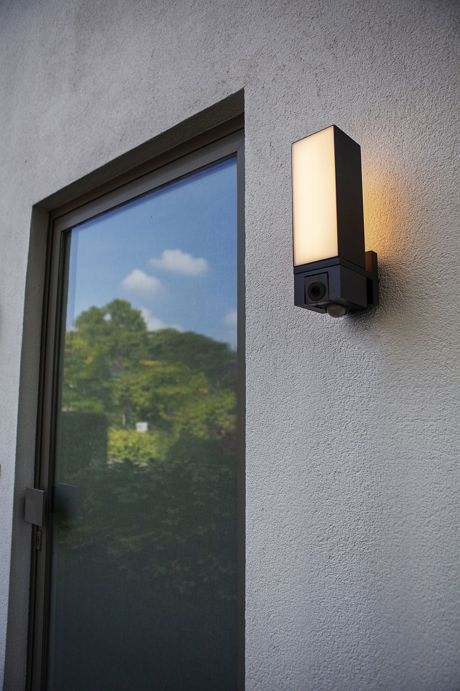 LED Wandlampe mit Bewegungsmelder IP54 1000 lm dimmbar
