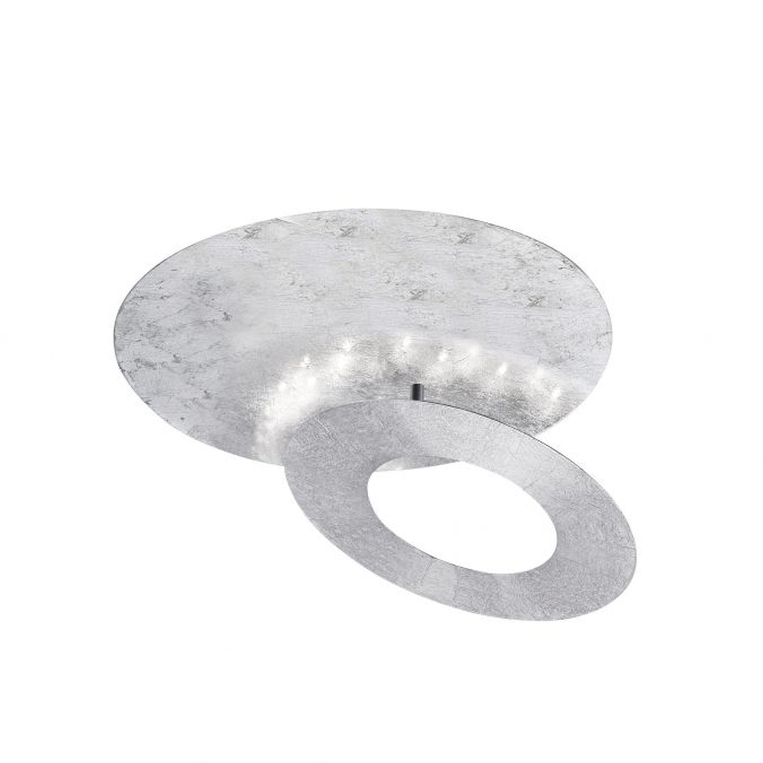 LED Deckenleuchte schwenkbar Ø34 cm 6 W in Blattsilber Gerät, Elektrisches Gerät, Waschmaschine, Aluminium