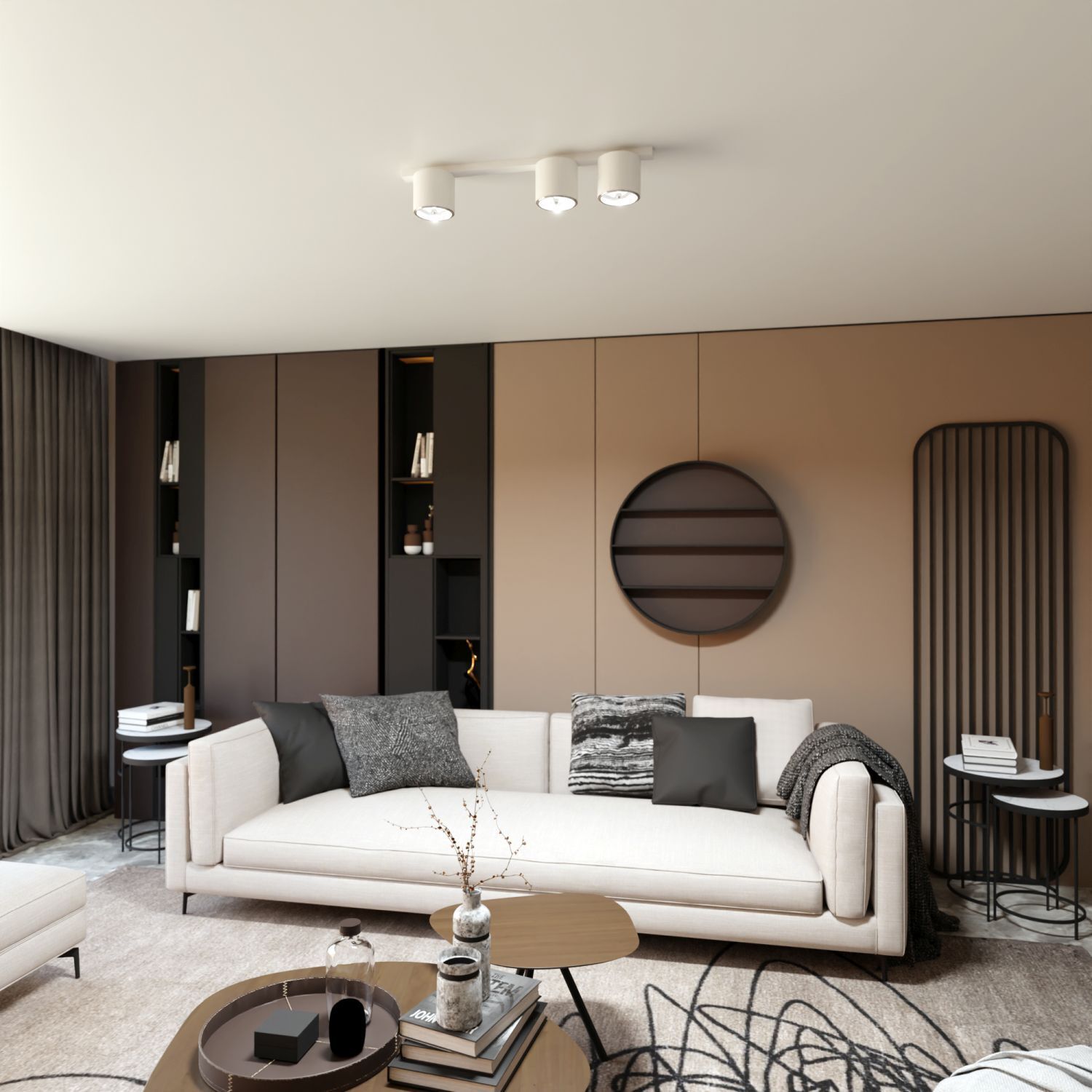 Dekoration für Zuhause, Innenarchitektur, Wohnzimmer, Kissen, Couch