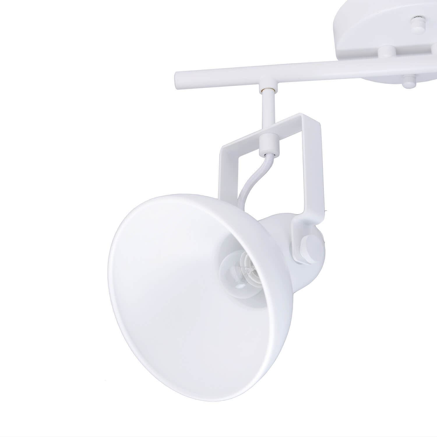 Deckenstrahler Weiß Retro Design E14 Wohnzimmer Beleuchtung