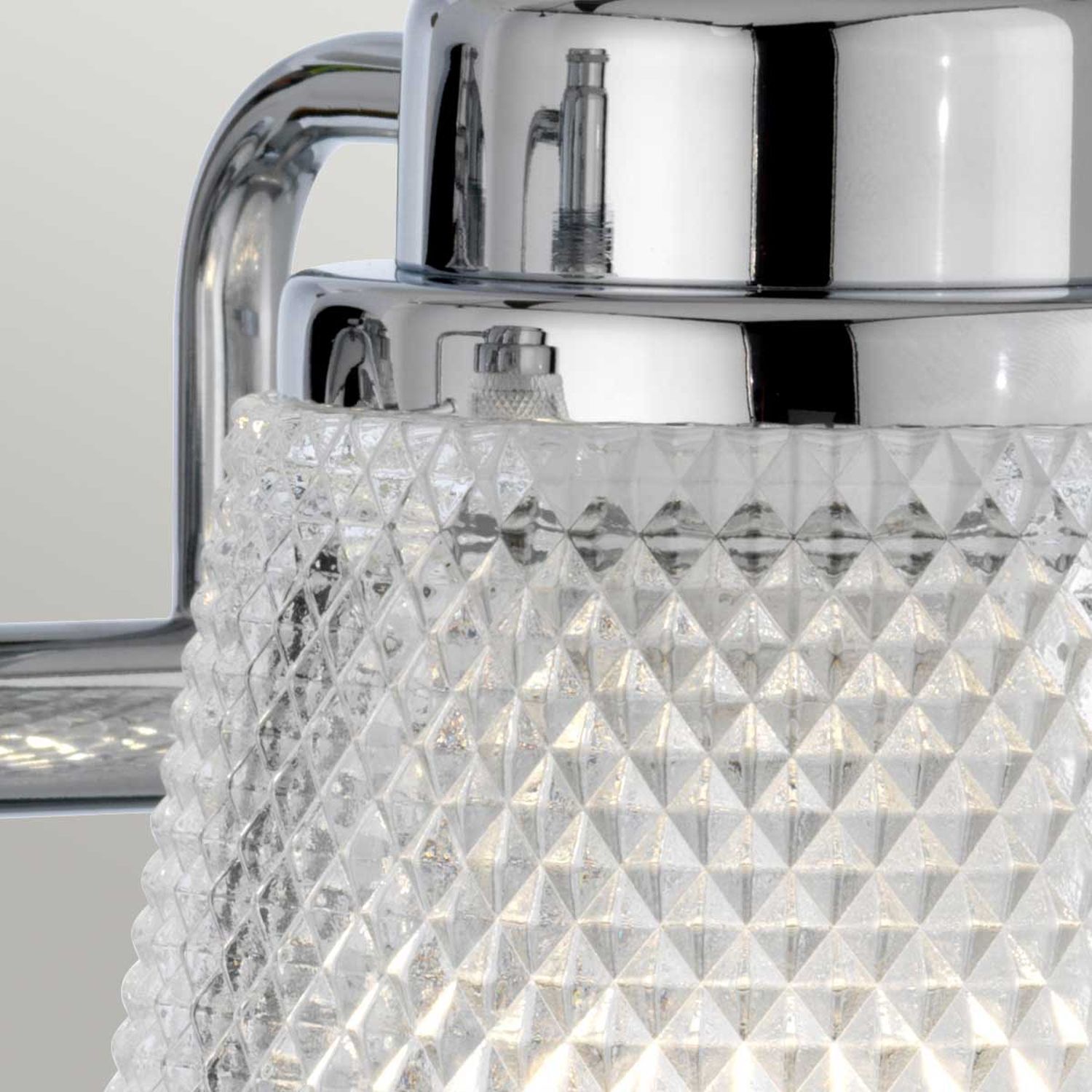 Wandlampe Spiegel LED G9 IP44 B: 34,5 cm Metall Glas in Chrom